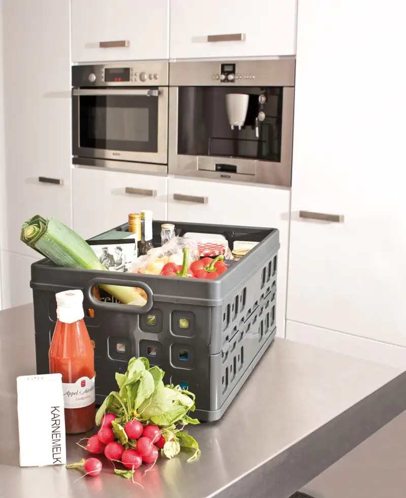 Sunware Klappbox Square 46L anthrazit 54 x 38 x 26,5 cm