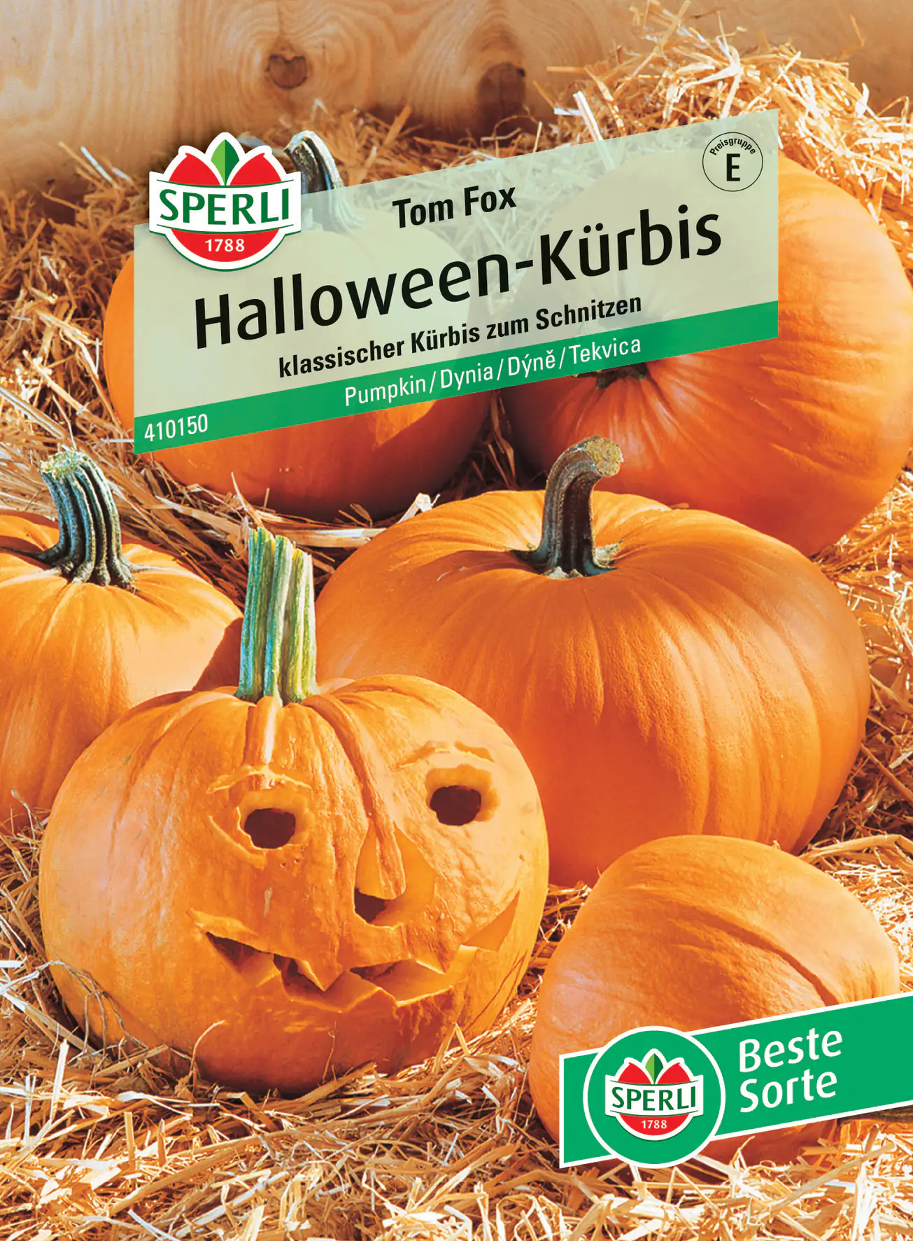 Sperli Halloween-Kürbis Tom Fox
