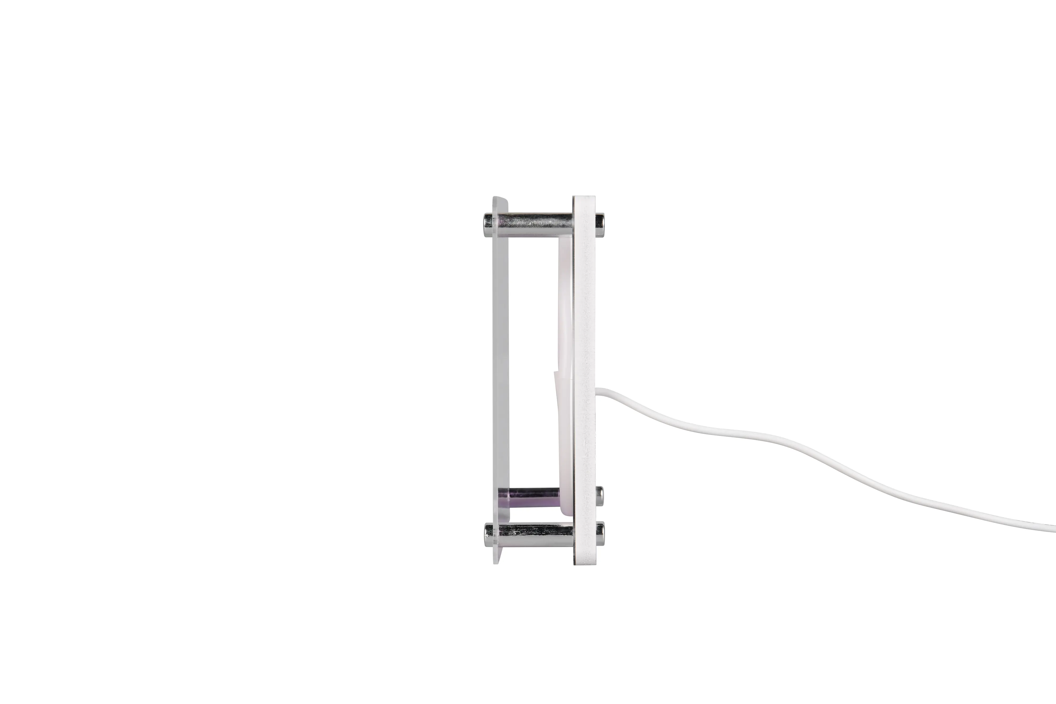 Reality LED-Tischleuchte Anelli Fun 14,5 x 14,5 cm weiß/transparent irisierend