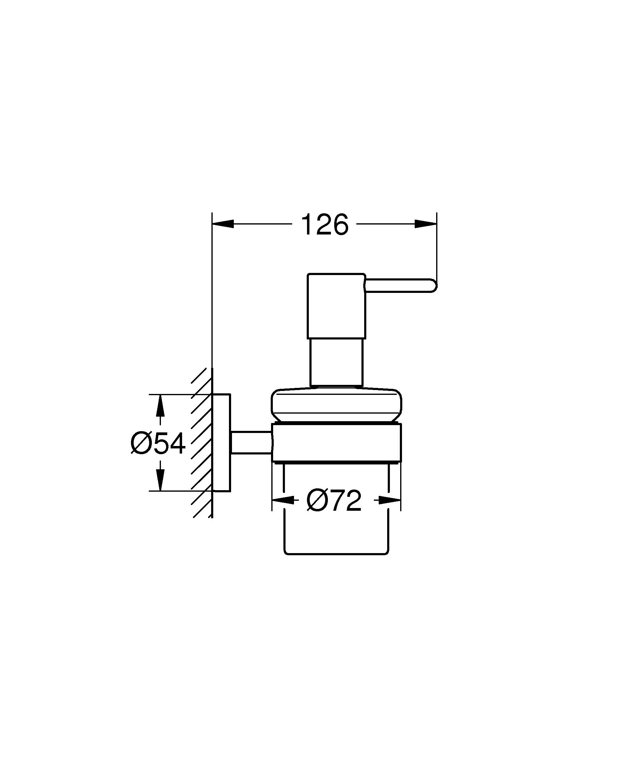 Grohe Start Seifenspender mit Halter matt black