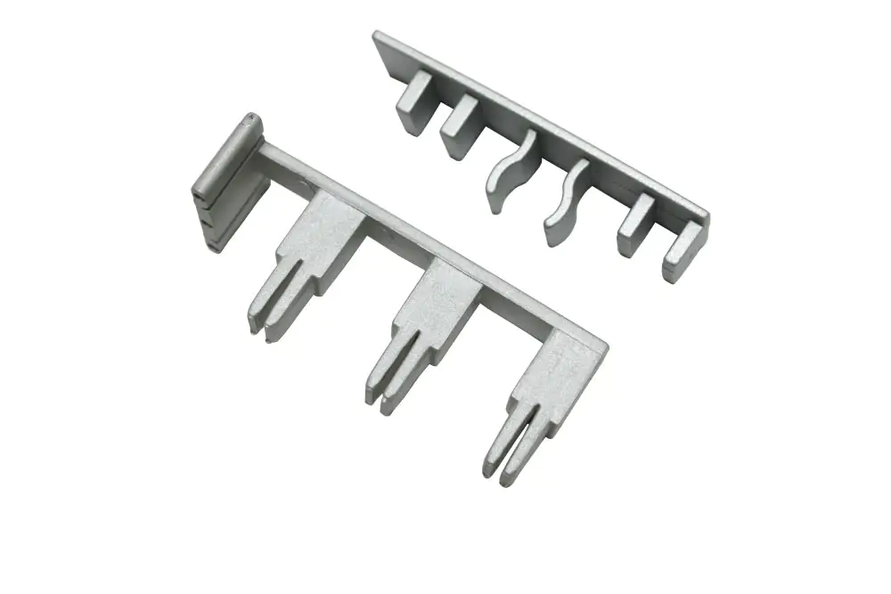 Gardinia Endkappe Atlanta für 3-läufige Flächenvorhangschiene, silber