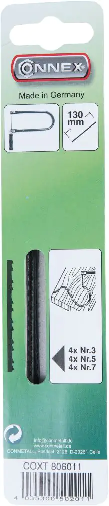 Laubsägeblatt Taifun für Holz - 12 Stück sort. Laubsägeblatt Taifun für Holz - 12 Stück sort.