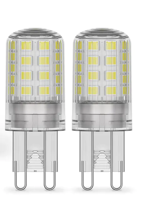 Osram LED Stiftsockellampe Star G9 4,2 W 2er-Pack warmweiß, klar