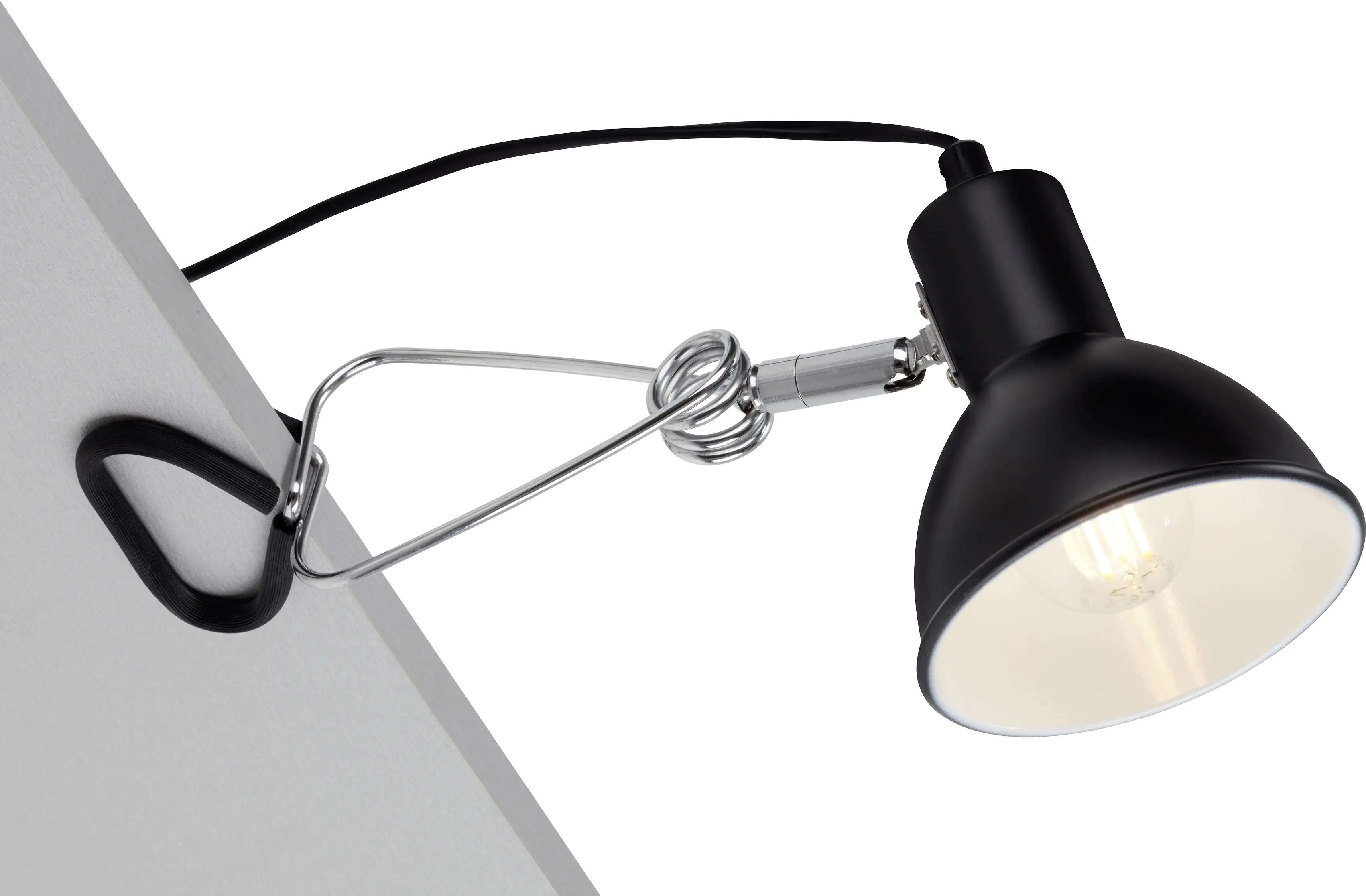 Briloner Klemmleuchte Fix schwarz E14, max. 8 W Briloner Klemmleuchte Fix schwarz E14, max. 8 W