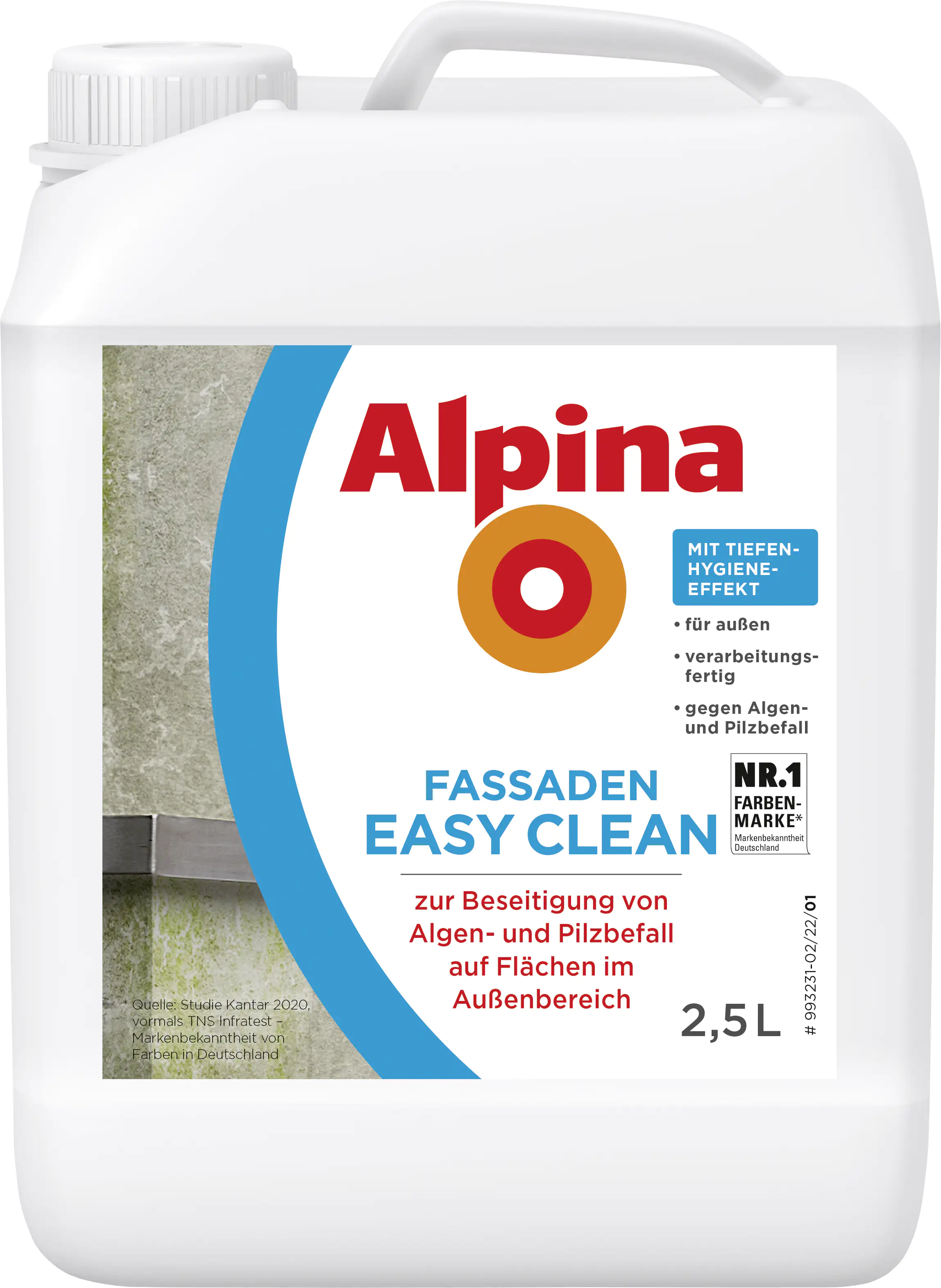 Alpina Fassaden EasyClean 2,5 L Alpina Fassaden EasyClean 2,5 L