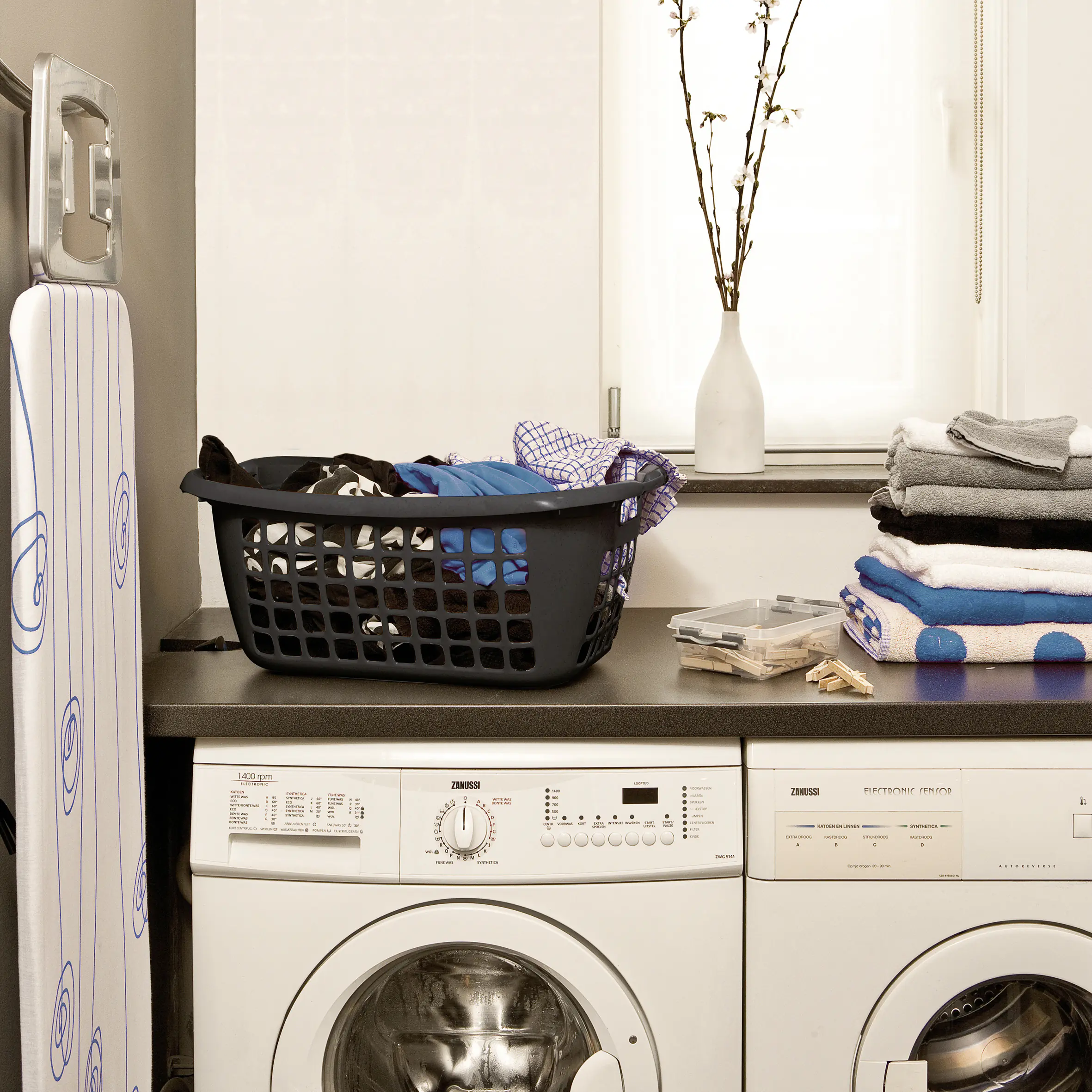 Sunware Wäschekorb Basic 48 L schwarz 