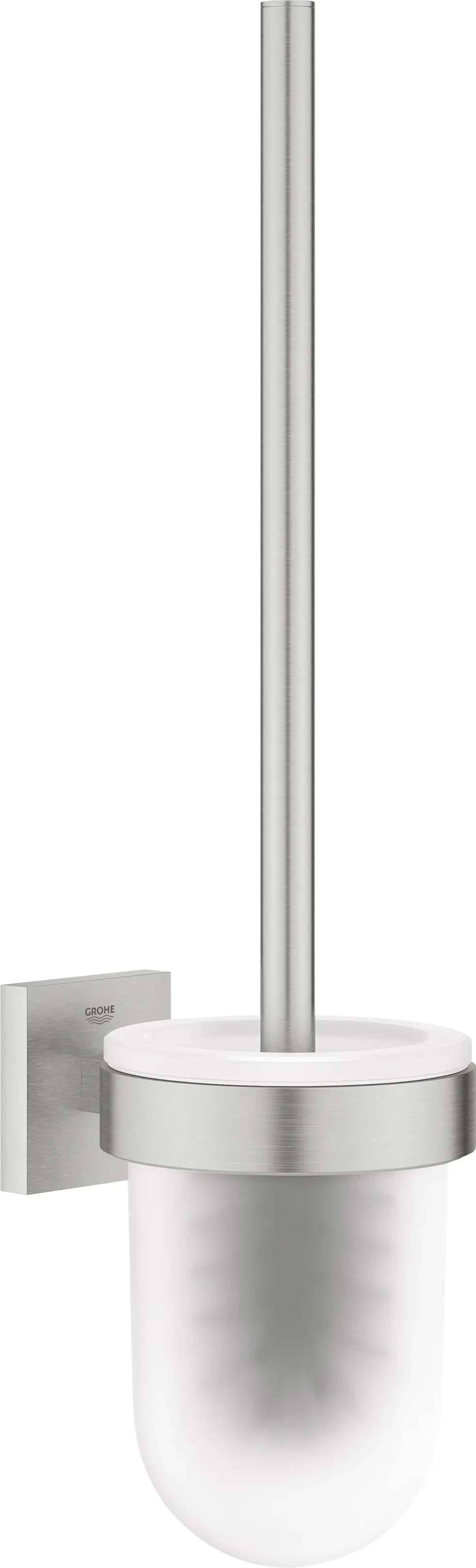 Grohe Start Cube Toilettenbürstengarnitur supersteel klebbar