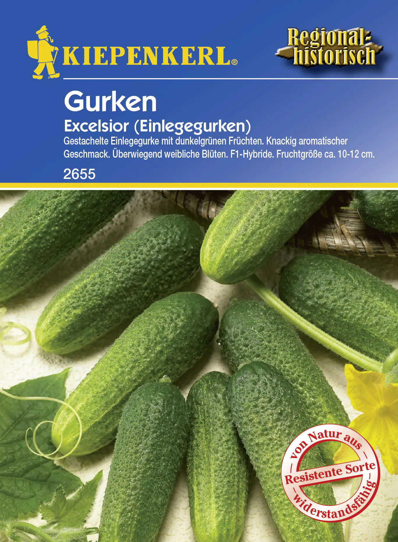 Kiepenkerl Einlegegurke Excelsior Cucumis sativus, Inhalt: ca. 15 Pflanzen