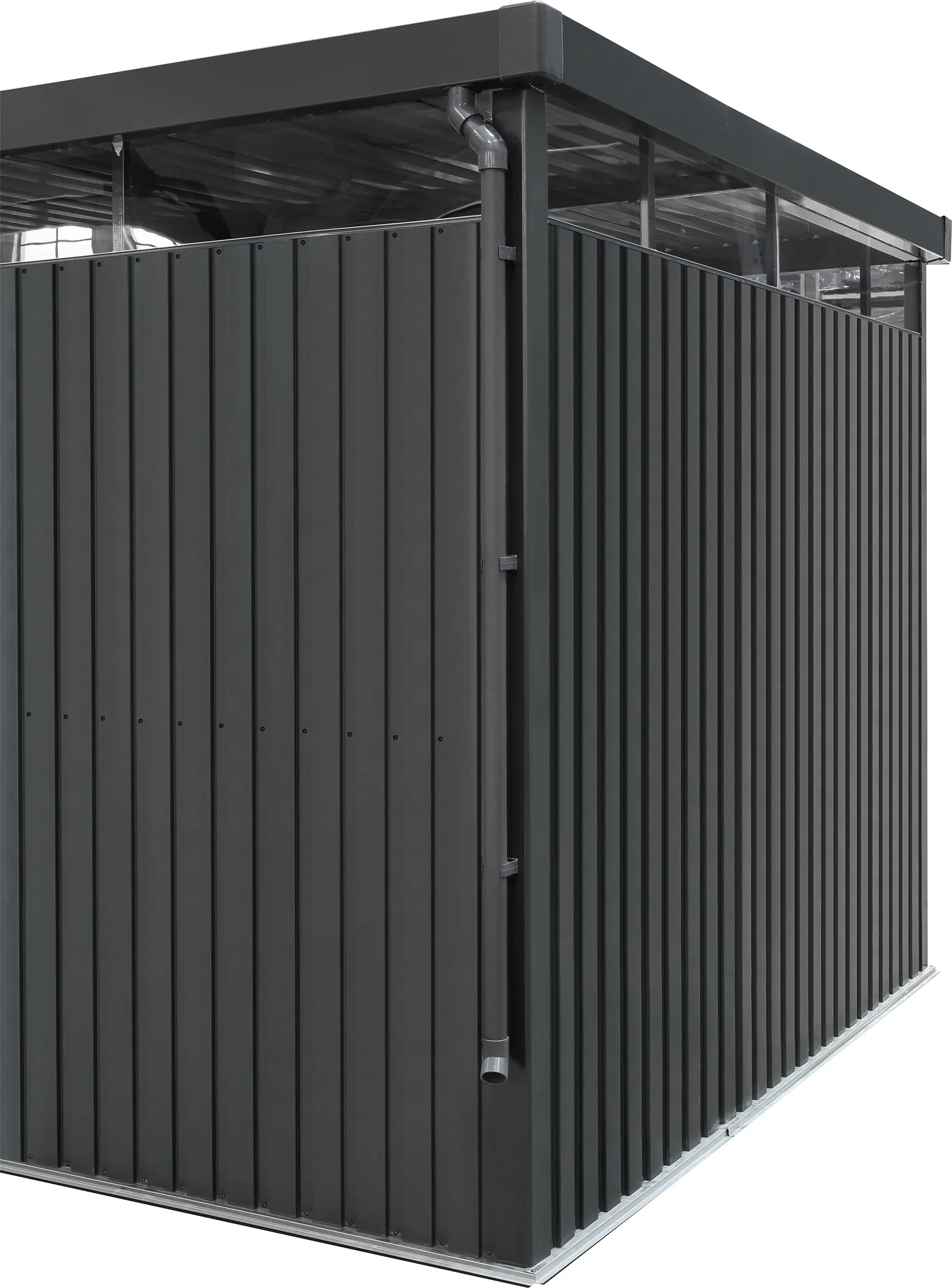Tepro Metallgerätehaus Premium Shed 8x10 inkl. Regenrinne 300 x 180 cm