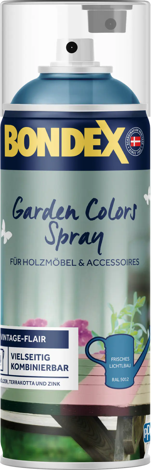 Bondex Garden Colors Spray Frisches Lichtblau (RAL 5012) 400 ml Bondex Garden Colors Spray Frisches Lichtblau (RAL 5012) 400 ml
