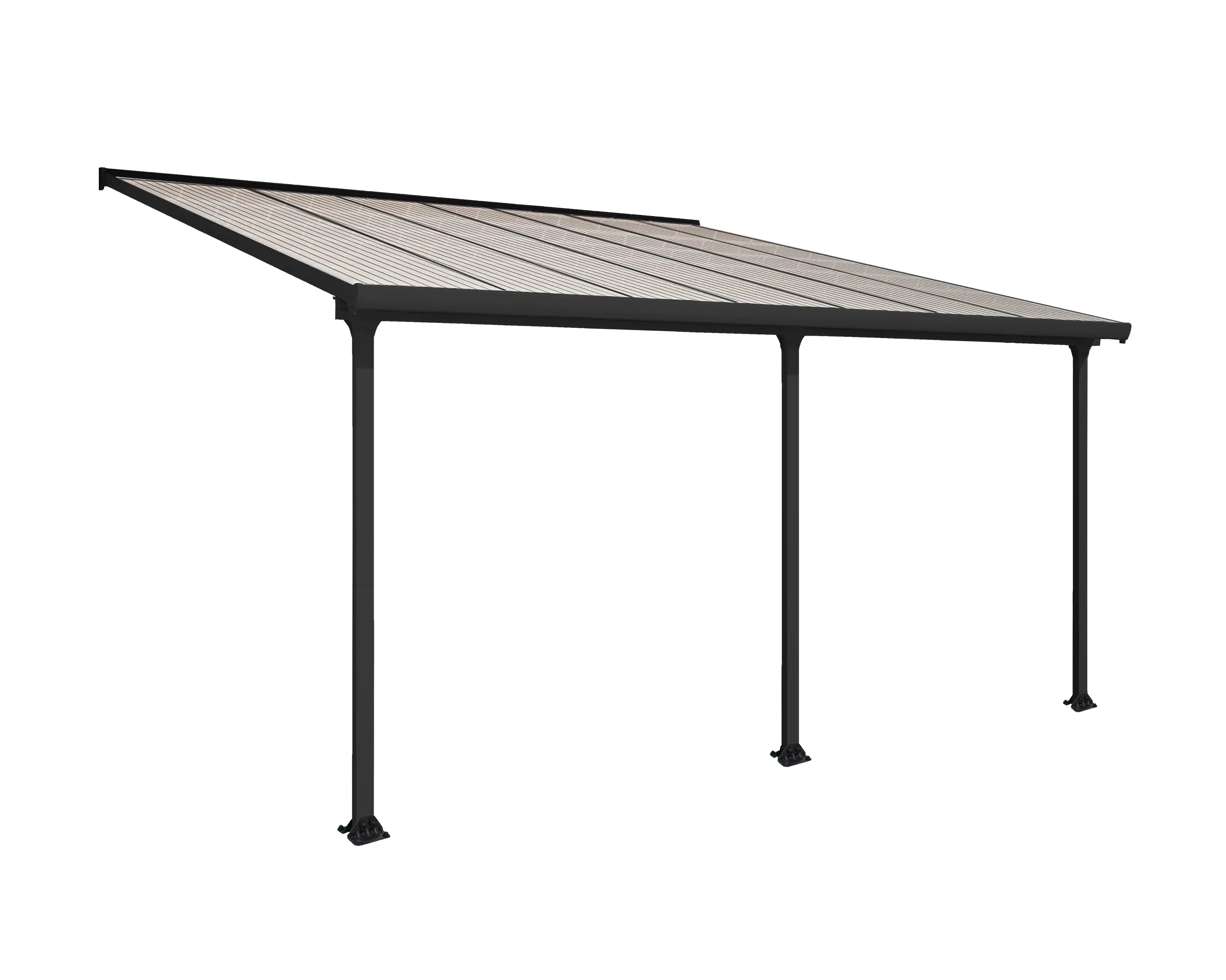 7290108134551_2 Canopia Terrassenüberdachung Feria 400 x 420 cm anthrazit