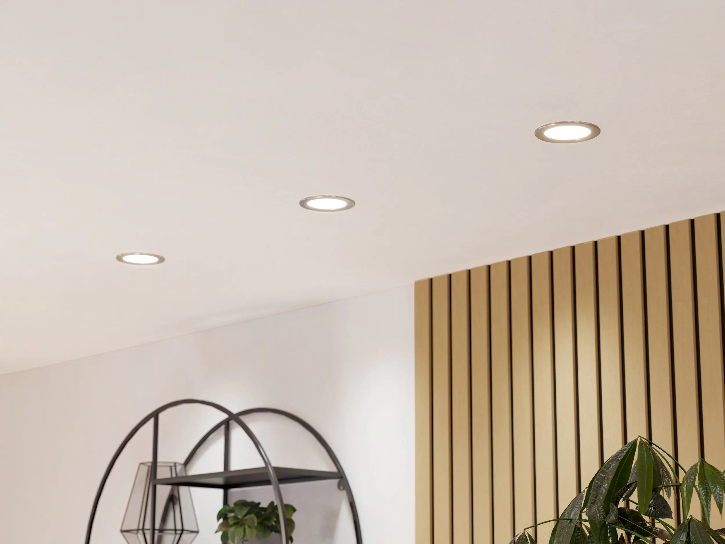 Eglo LED Einbauleuchte Fueva 6-Z nickel-matt Ø 12 cm RGB dimmbar