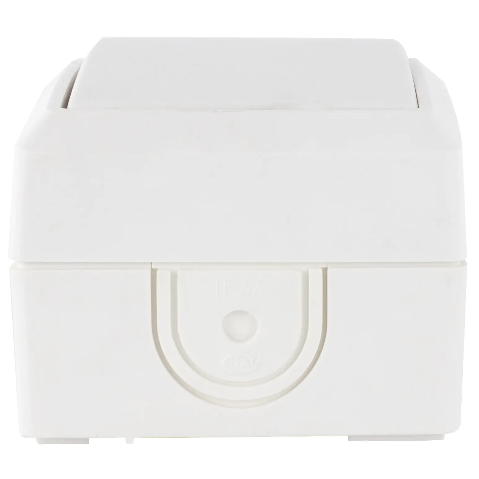 REV Aus-Wechselschalter Aufputz AquaForm, weiß, 1-fach