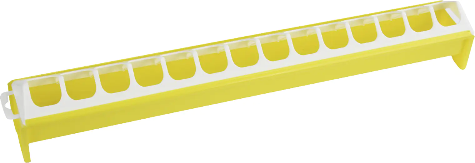 Kerbl Futtertrog für Küken aus Kunststoff LxB 50x7 cm