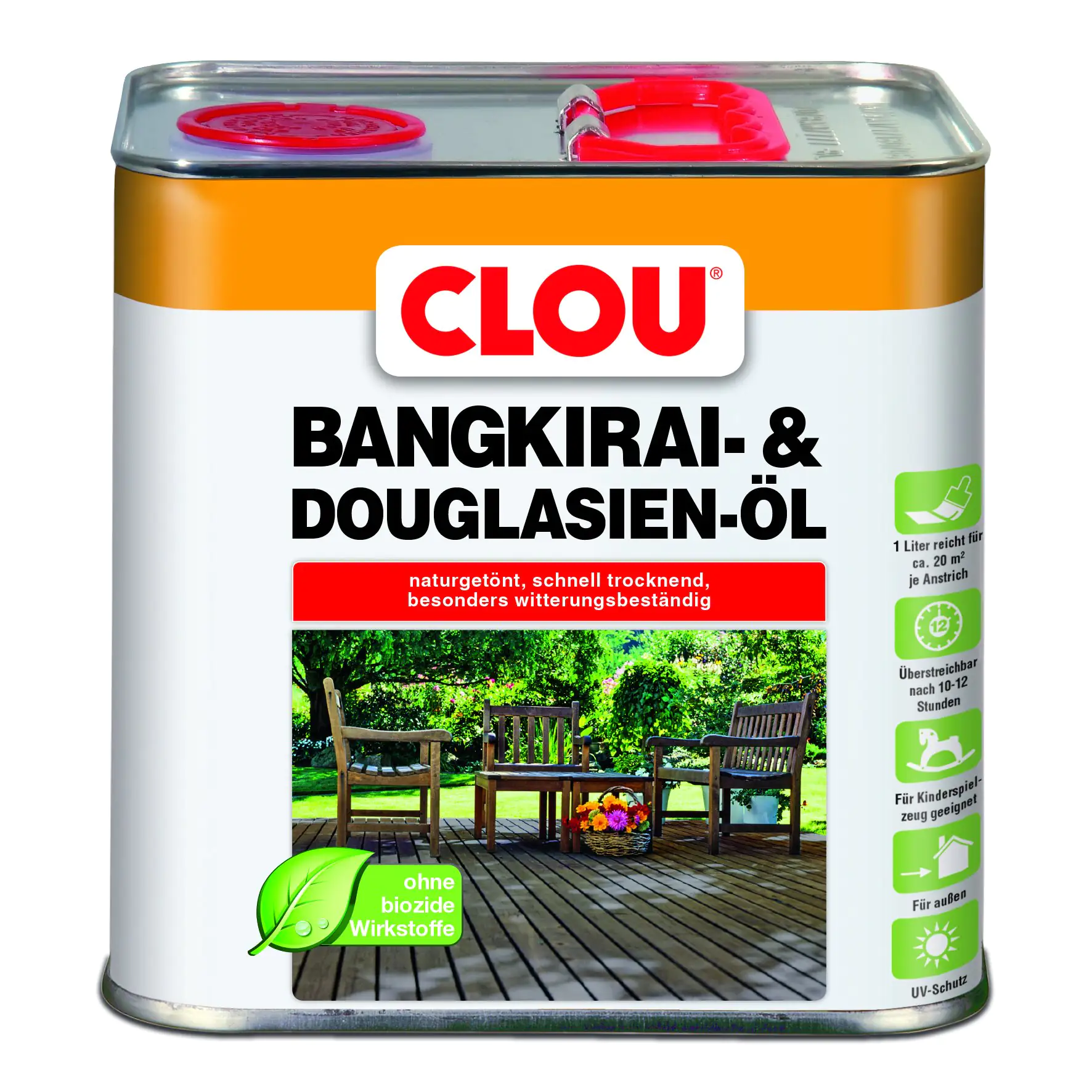 Clou Bangkirai & Douglasien Öl 2,5 L Clou Bangkirai & Douglasien Öl 2,5 L