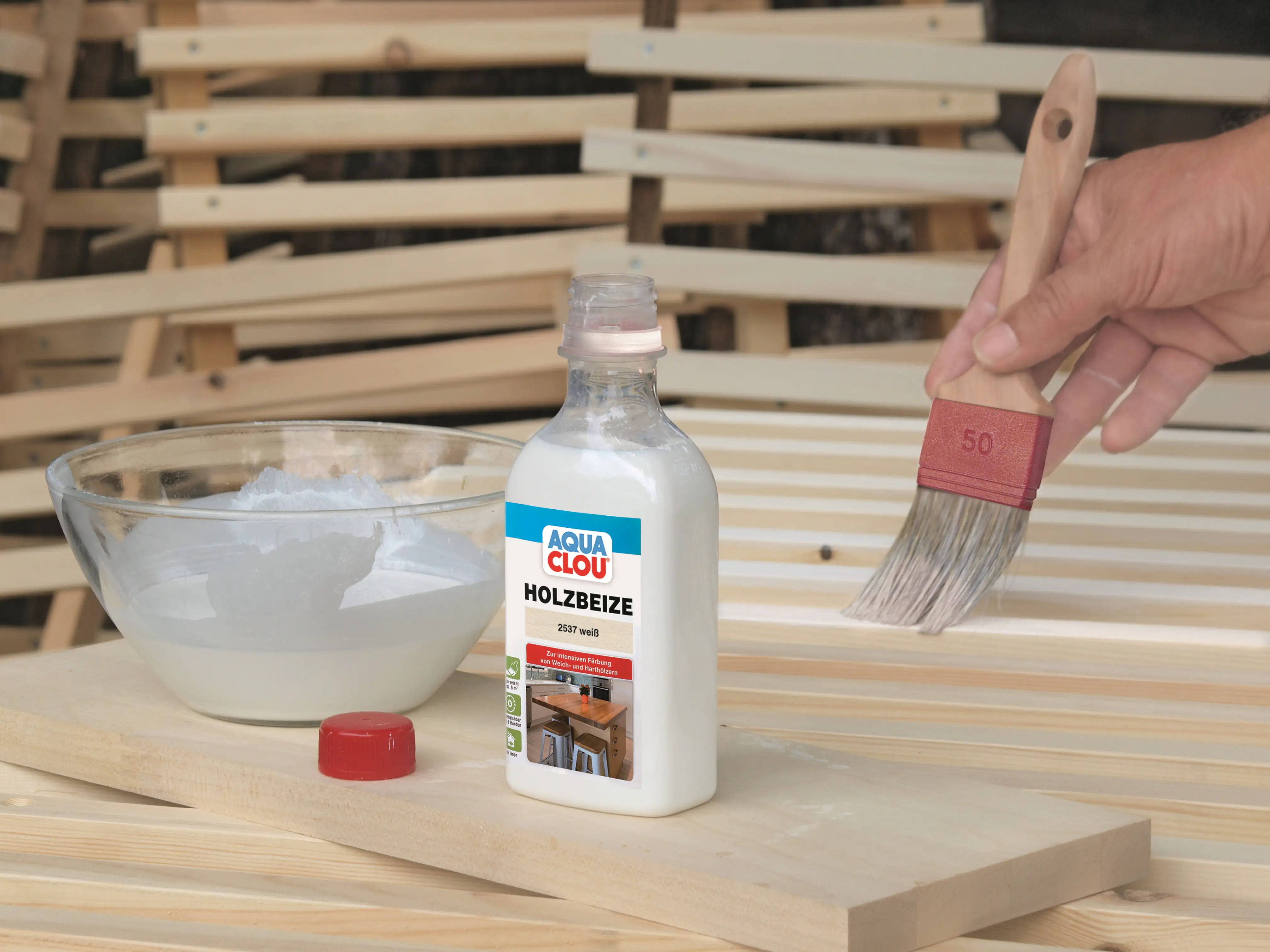 4007141104617 Aqua Clou Holzbeize 250 ml nussbaum