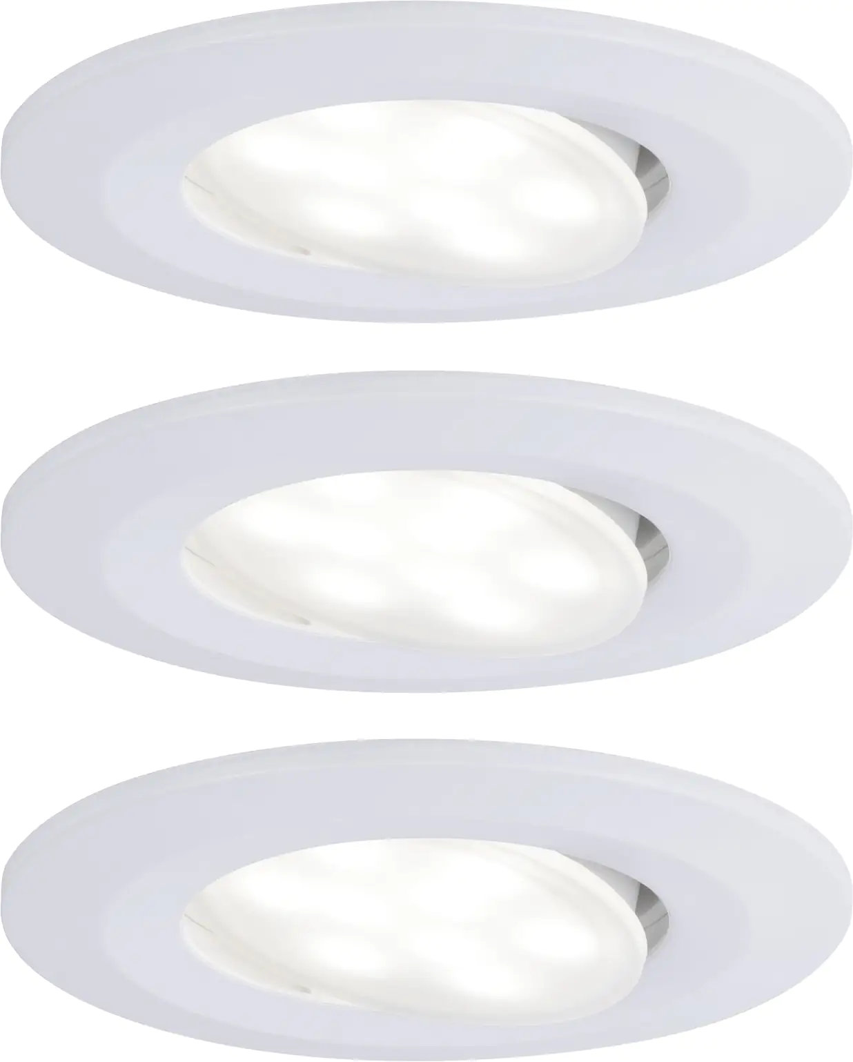 Paulmann HomeSpa 3er Set LED Einbauleuchte Calla weiß 9 cm schwenkbar Paulmann HomeSpa 3er Set LED Einbauleuchte Calla weiß 9 cm schwenkbar
