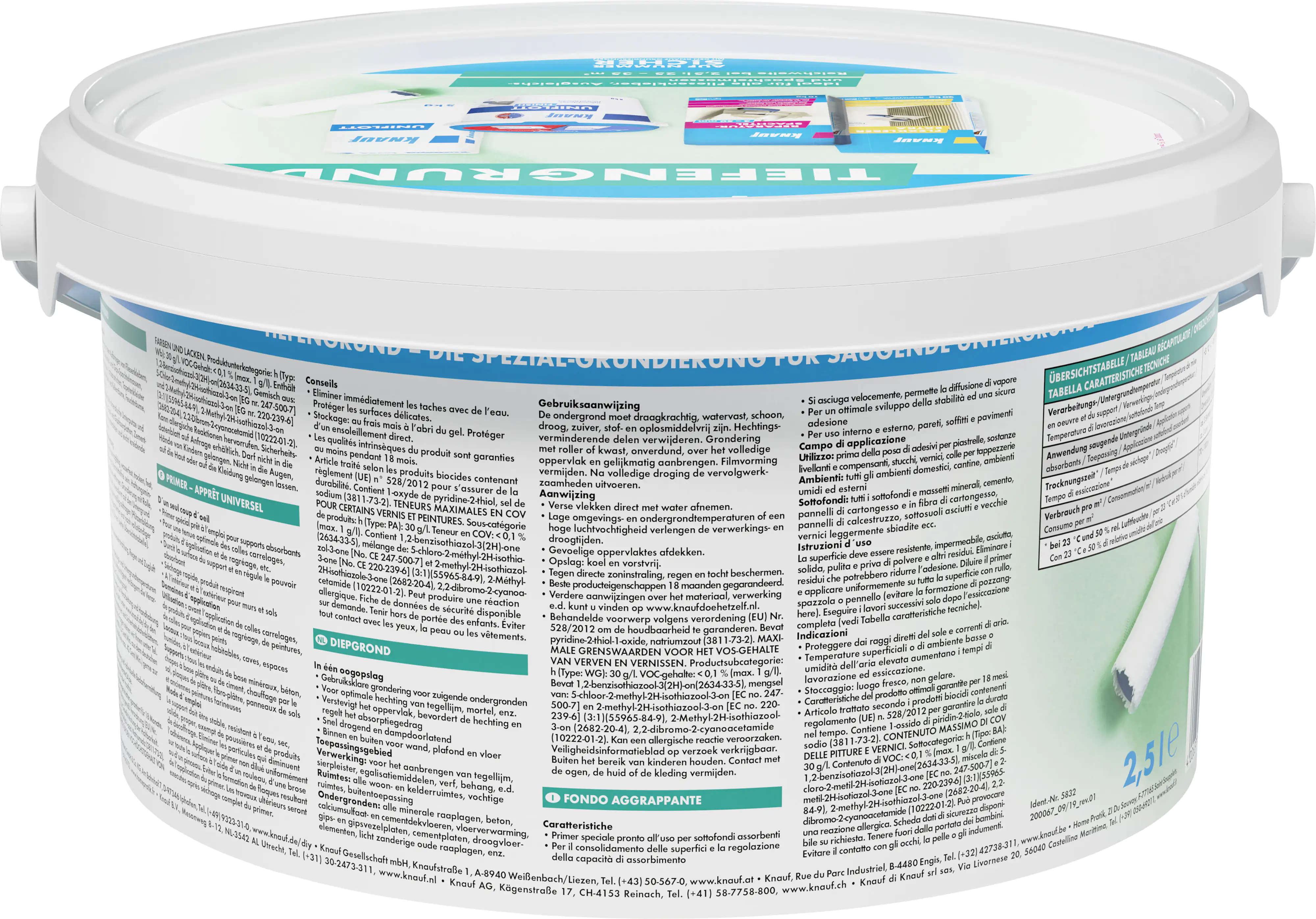 Knauf Tiefengrund 2,5 l Knauf Tiefengrund 2,5 l