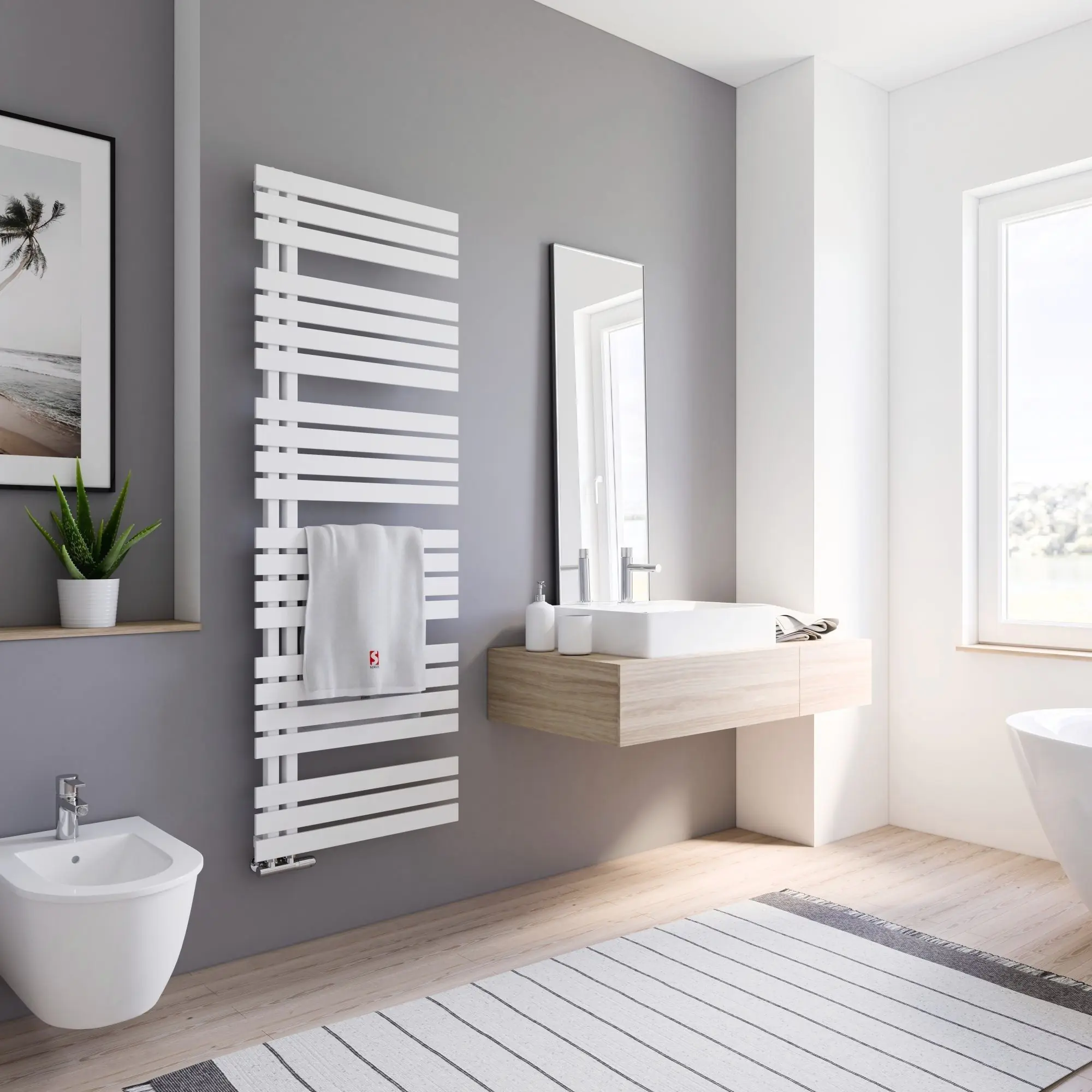 Schulte Design-Heizkörper Breda 169 x 60 cm alpinweiß 838 W