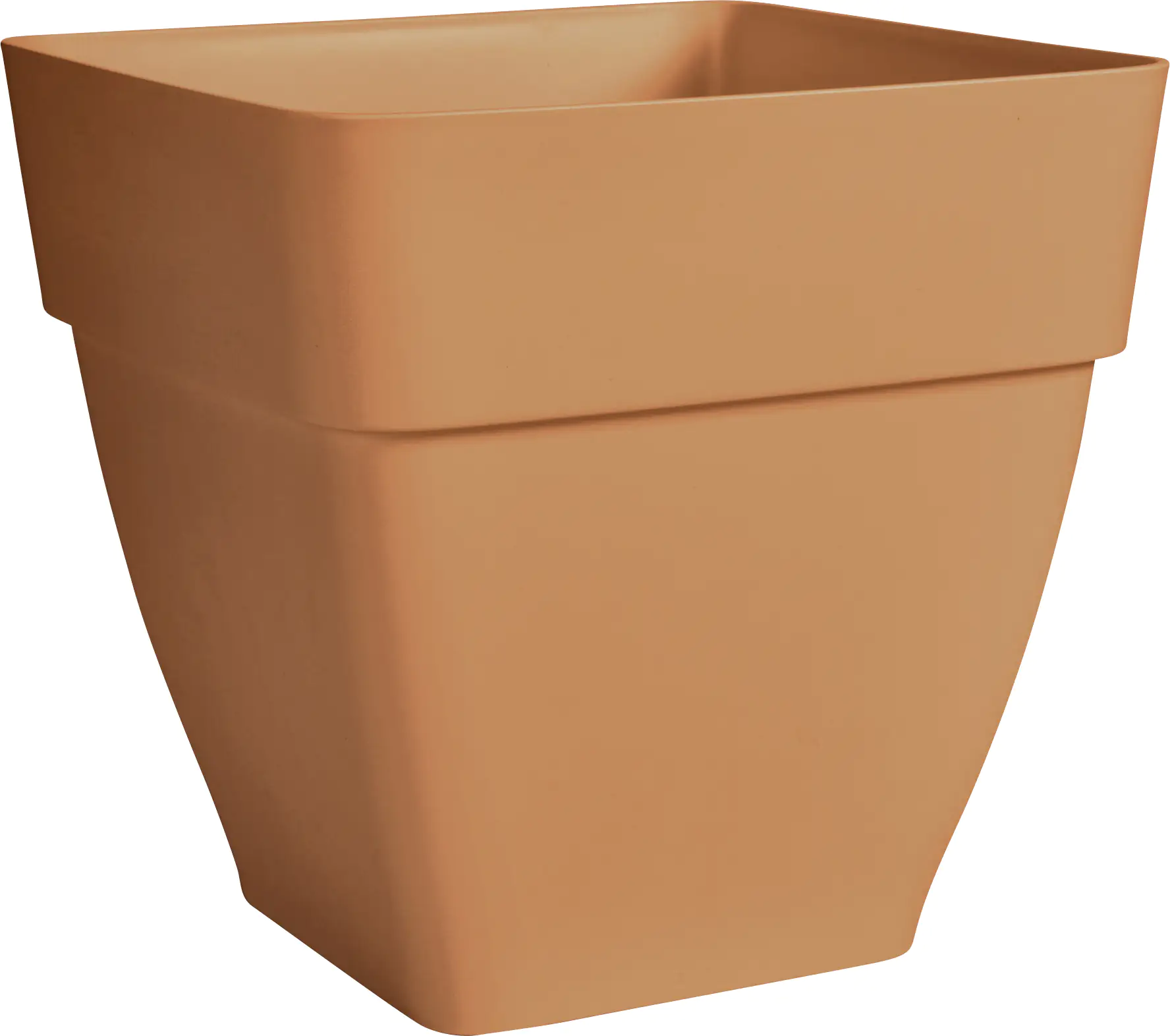 Elho Pflanztopf Vibia Quadrat 28,8 x 28,8 x 28,2 cm terra