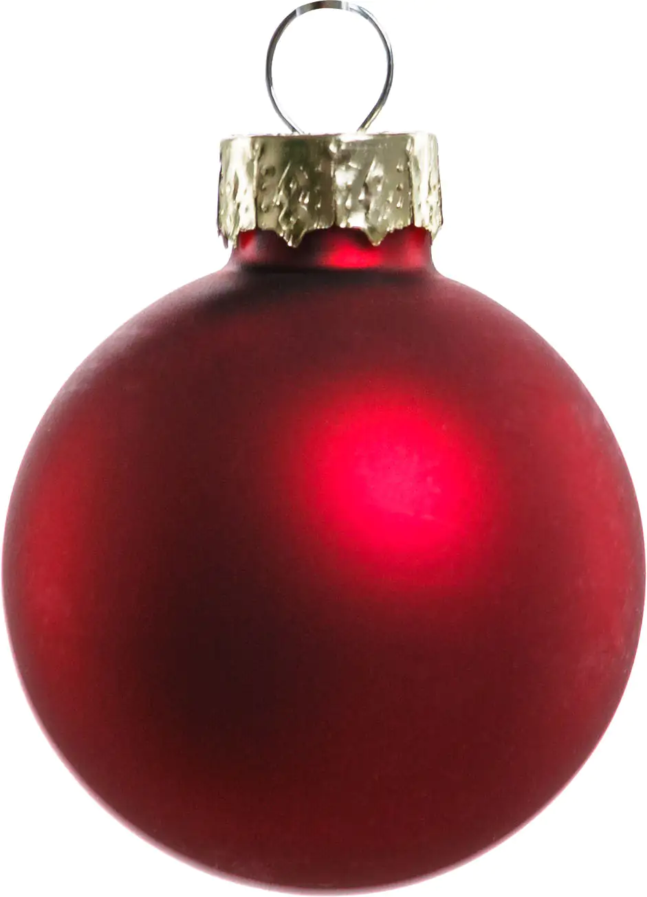 2076601538912_03 TrendLine Weihnachtskugeln aus Glas Ø 3,5 cm ochsenblut 16 Stück
