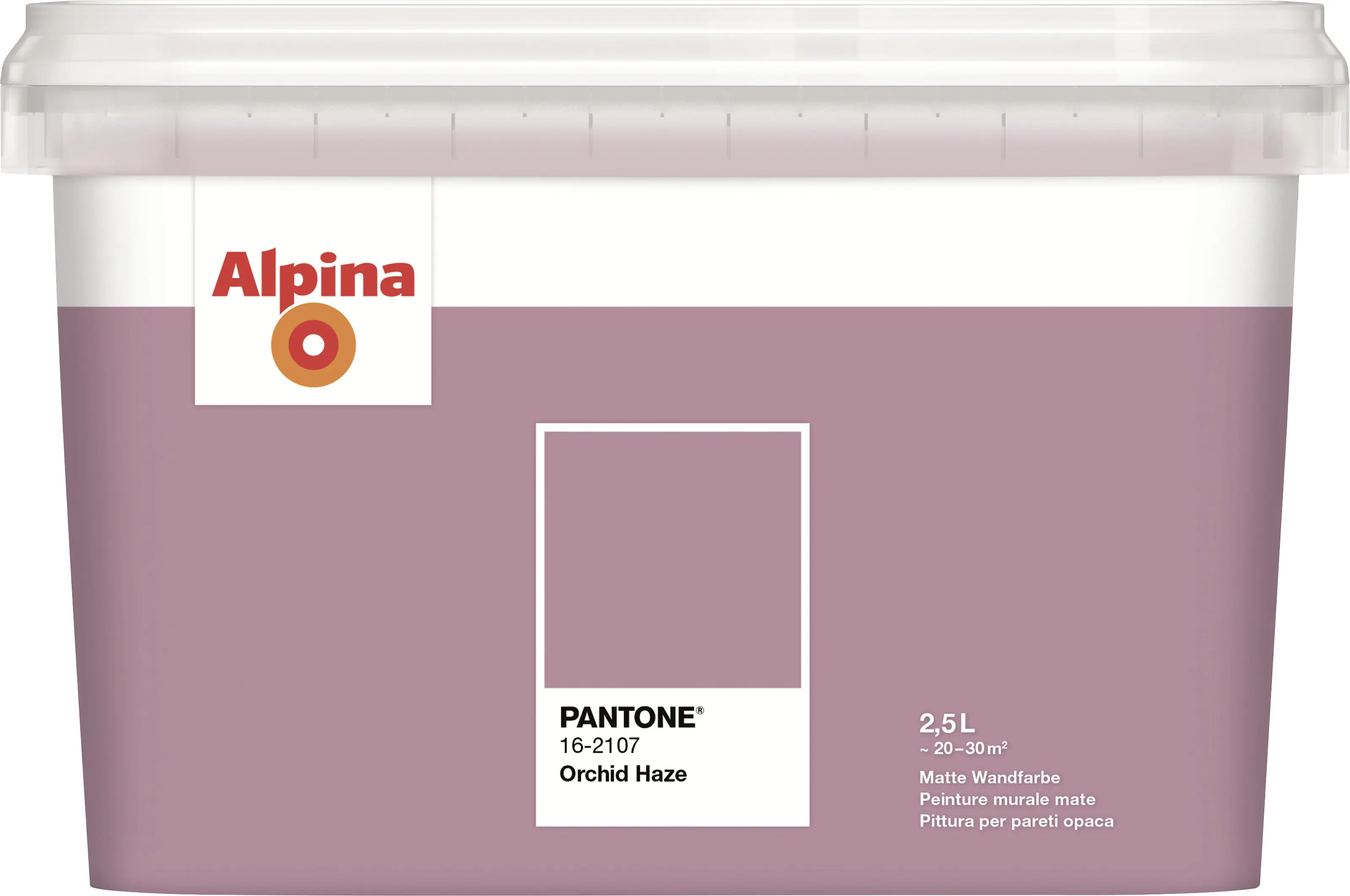 Alpina Wandfarbe Pantone matt orchid haze 2,5 L