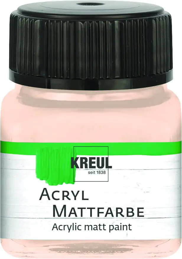 Kreul Acryl Mattfarbe zartrosa 20 ml