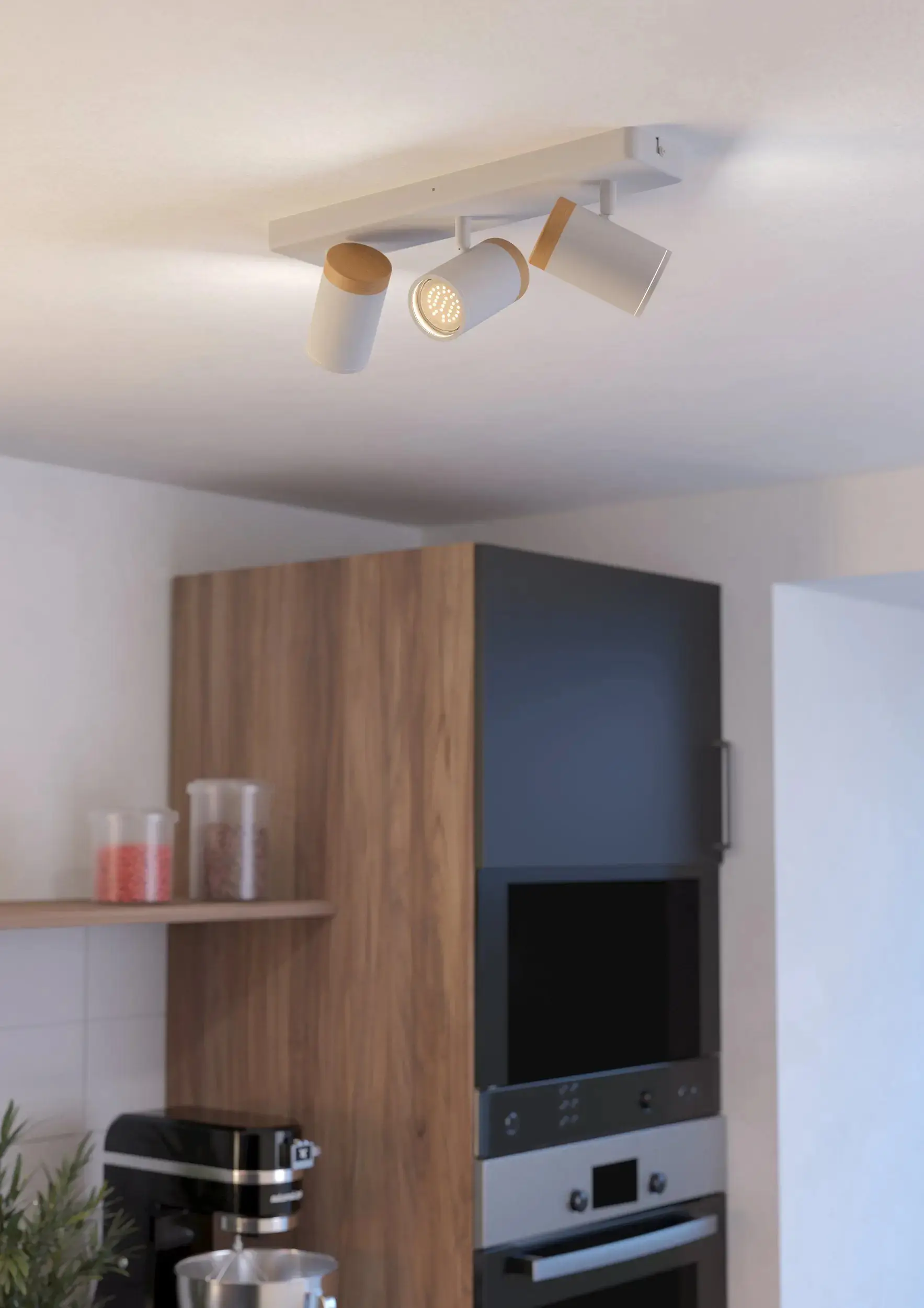 Eglo Leuchten 3er Spot Consuma weiß 40 x 12 cm