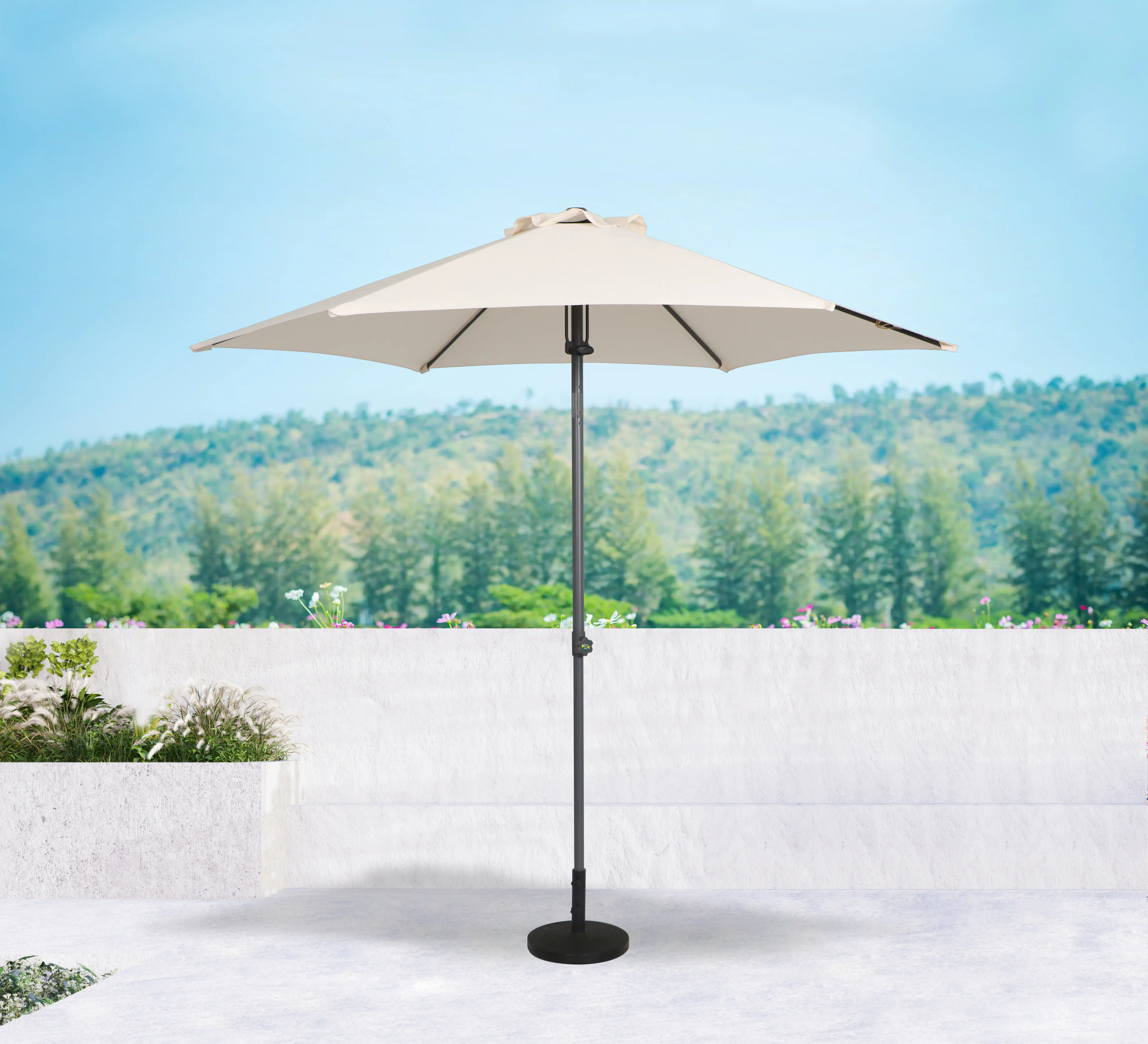 Primaster Sonnenschirm Florida creme Ø 250 cm