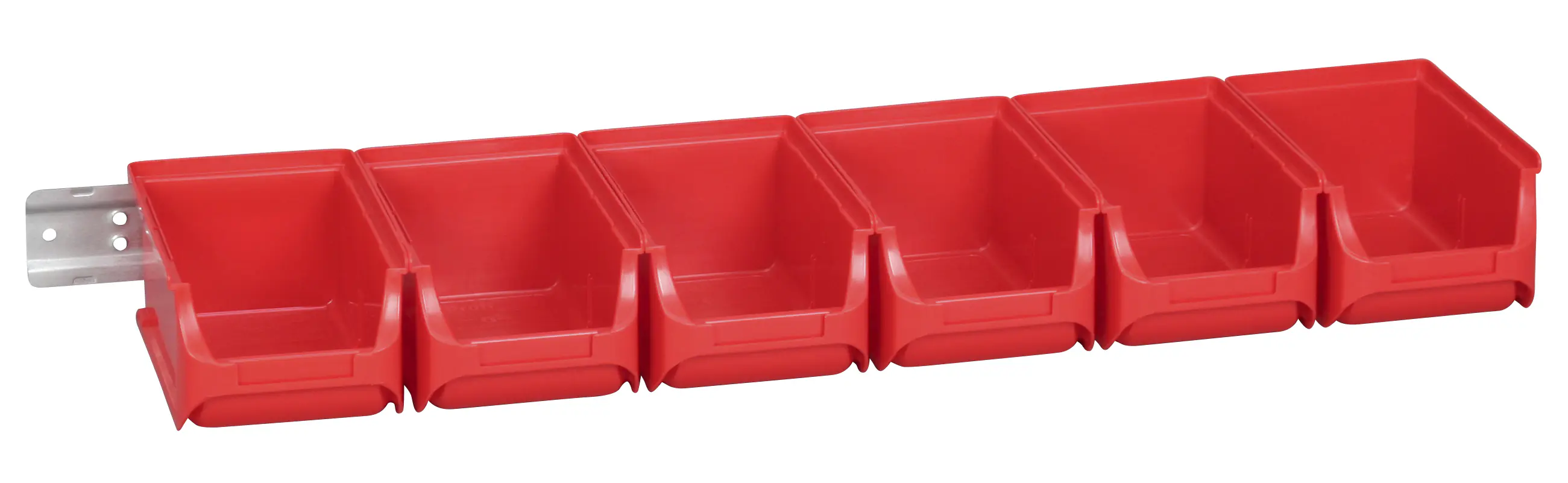 Allit Sichtboxen-Set ProfiPlus Set 2/7 rot mit Metallschiene 4,8 l Allit Sichtboxen-Set ProfiPlus Set 2/7 rot mit Metallschiene 4,8 l