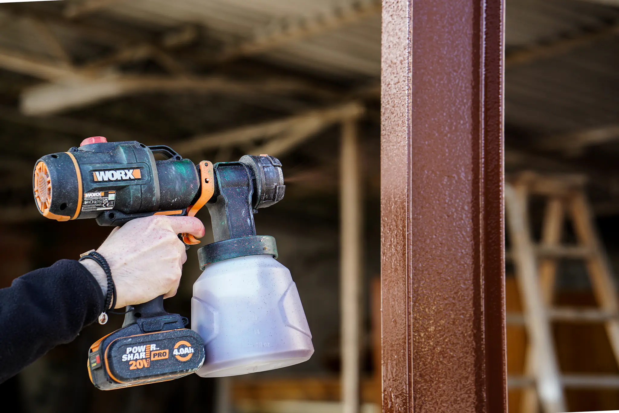 Worx NITRO Akku-Farbsprühgerät WX020.9 20 V Solo Worx NITRO Akku-Farbsprühgerät WX020.9 20 V Solo