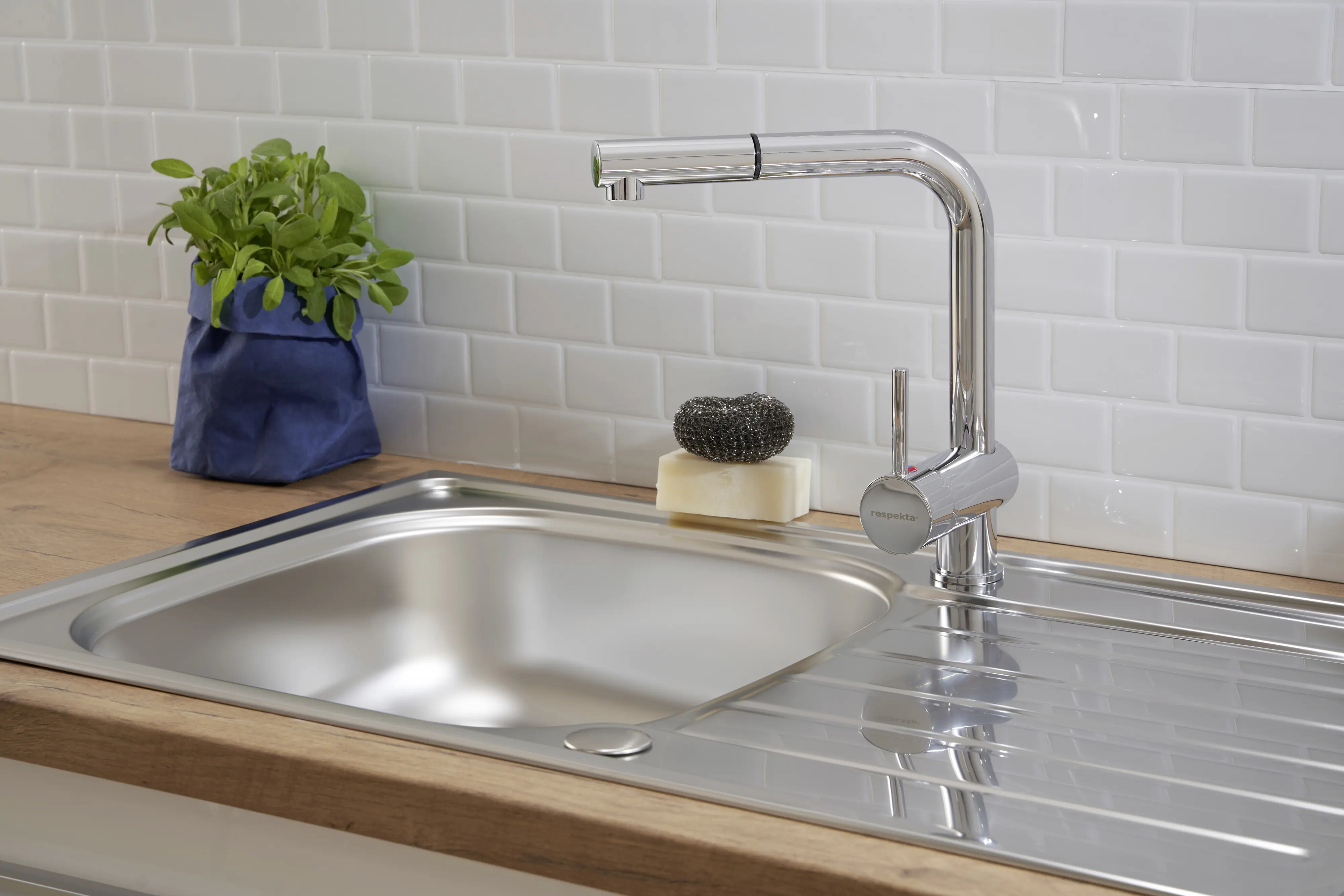 respekta Edelstahlspüle DALLAS 86 x 50 cm 86 x 50 cm