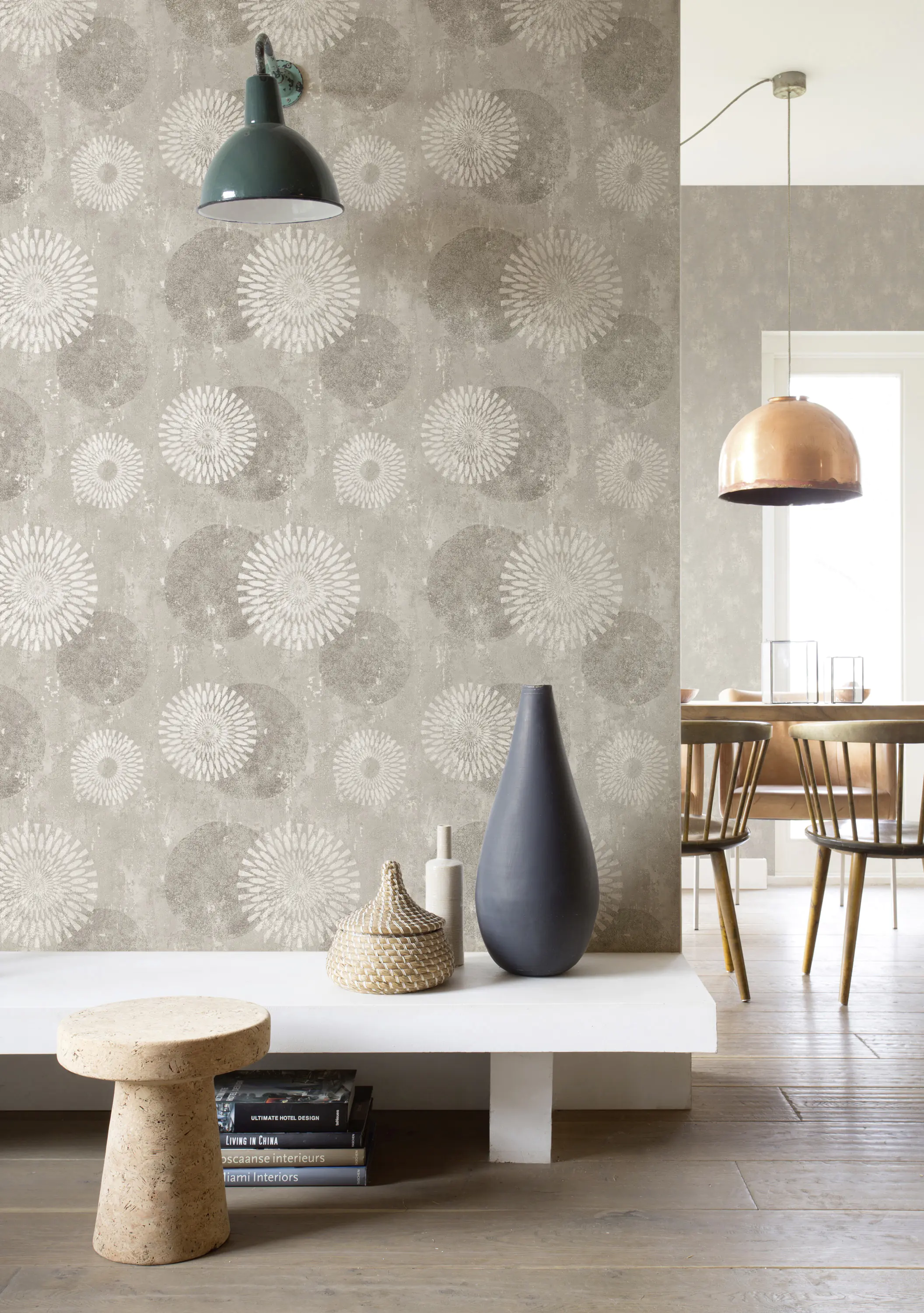 Rasch Vliestapete 651713 Kreise grau-beige 10,05 x 0,53 m Rasch Vliestapete 651713 Kreise grau-beige 10,05 x 0,53 m