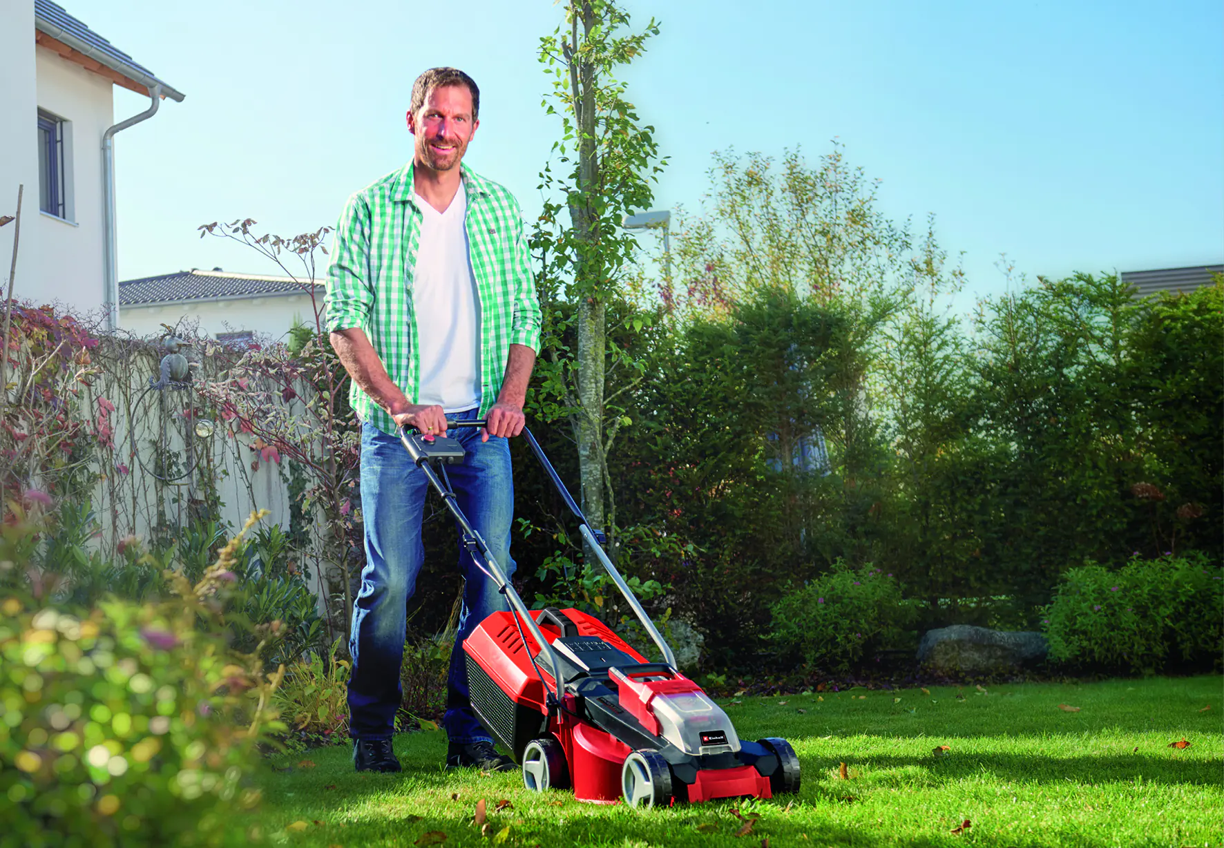 Einhell Akku Rasenmäher GE-CM 18/30 Li-solo 30 cm Schnittbreite