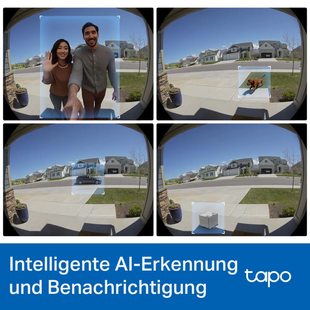 TP-Link Türklingelkamera Tapo D235 Smart Video schwarz TP-Link Türklingelkamera Tapo D235 Smart Video schwarz