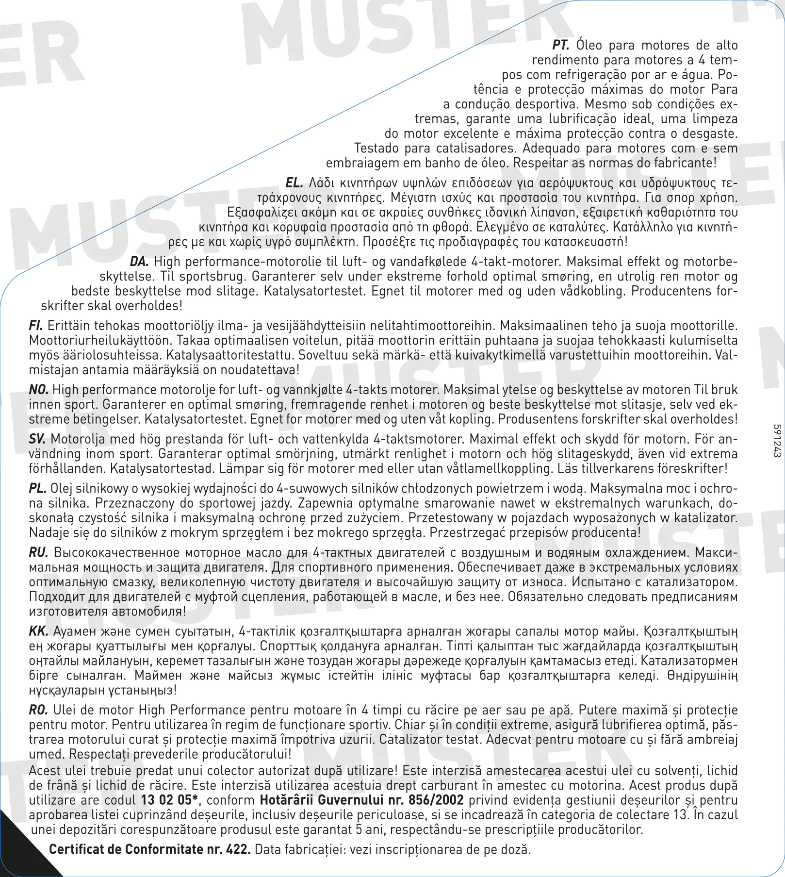 Liqui Moly 4-takt Motoröl 4T 10W-40 Street 4 L