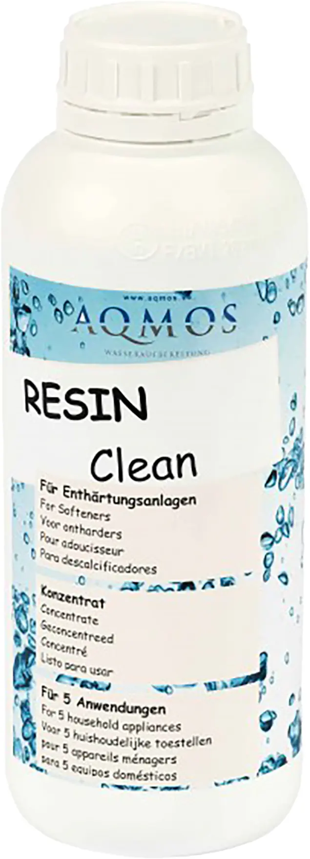 Aqmos Harzreiniger Resin Clean für Wasserenthärter 1 L