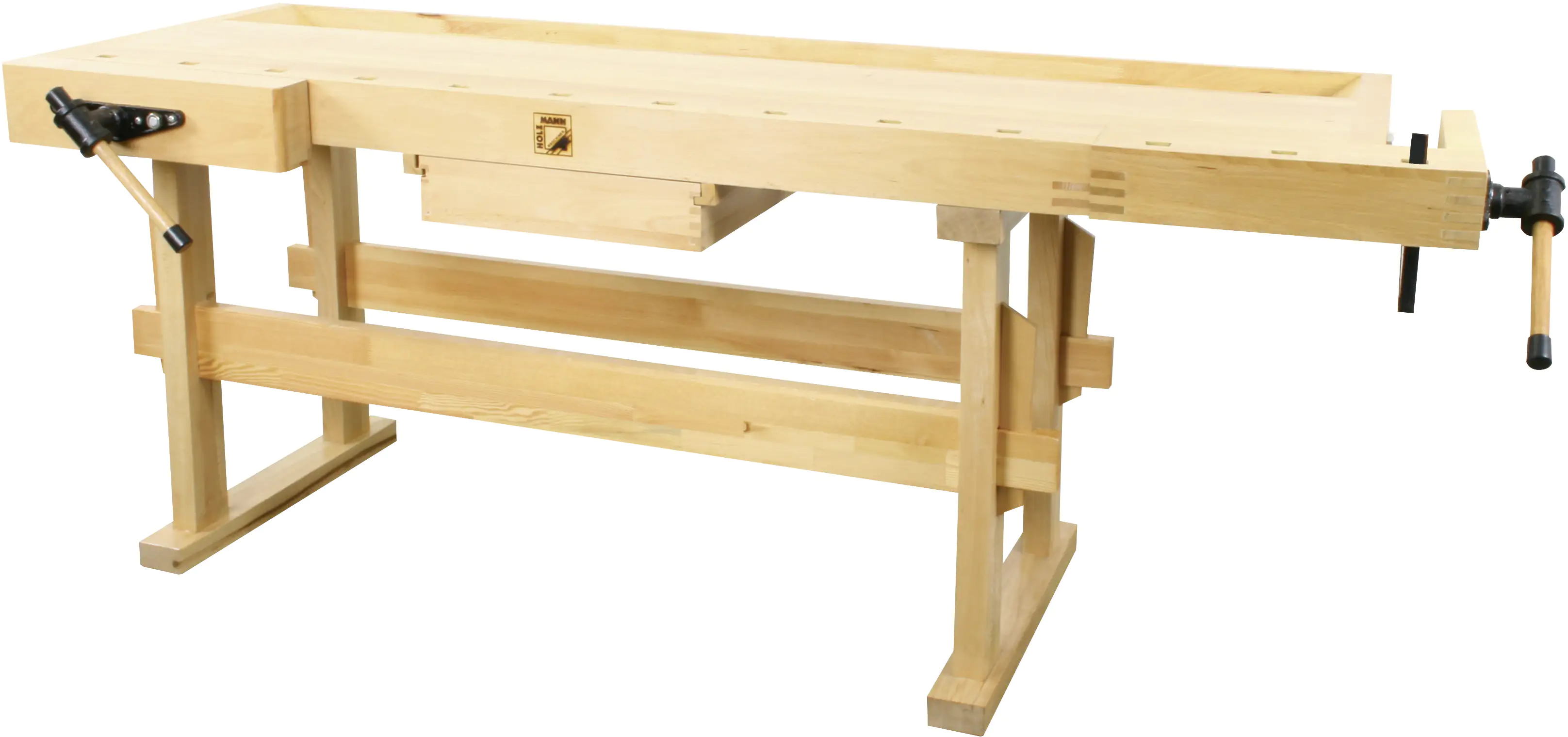 Holzmann Hobelbank WB210 inkl. 2 Metallbankhaken