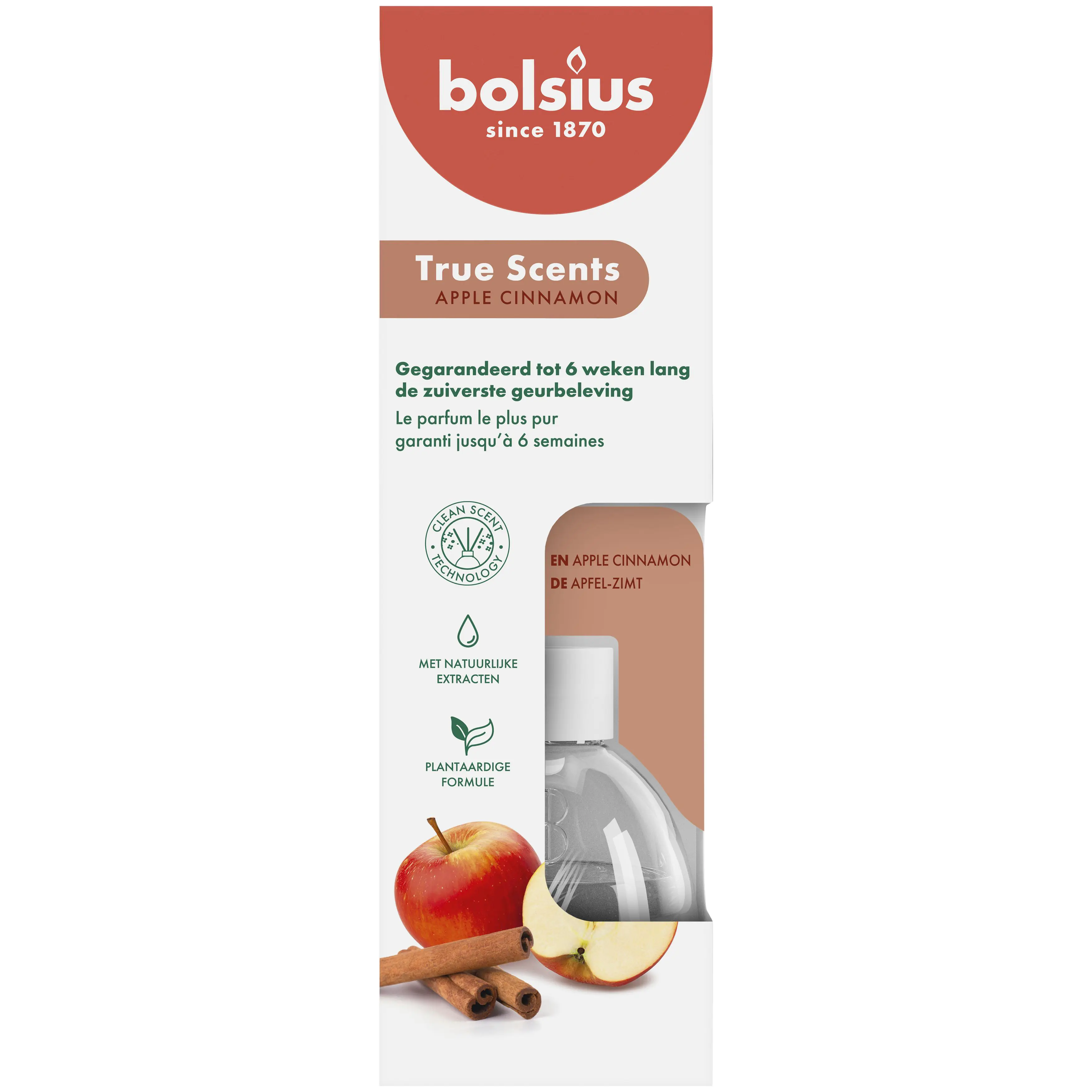 Bolsius Raumduft 60 ml True Scents Apfel-Zimt