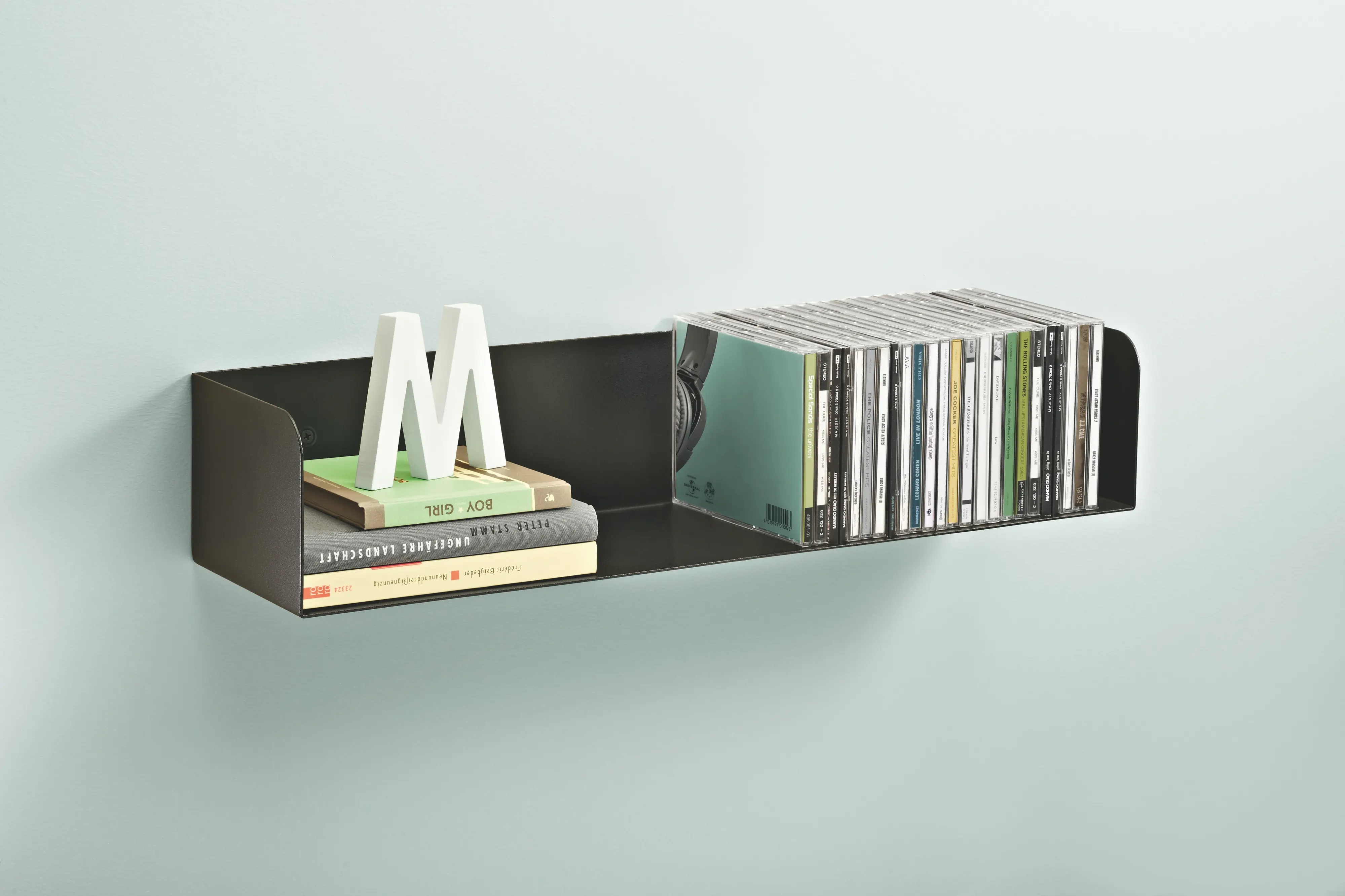 Dolle Wandregal Showcase 60 x 15 cm schwarz