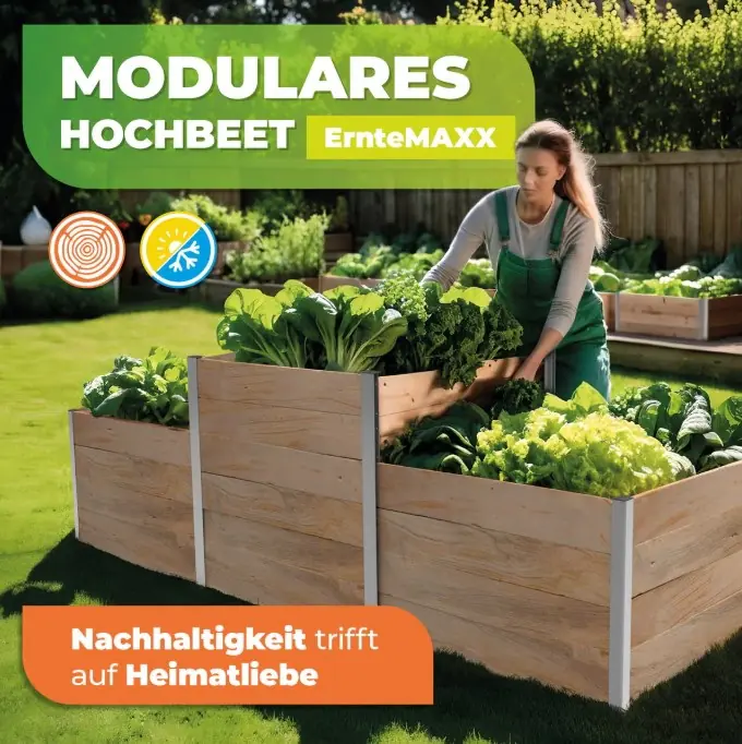 Biogreen Aluminium Kreuzprofil für ErnteMAXX Hochbeet 925 mm
