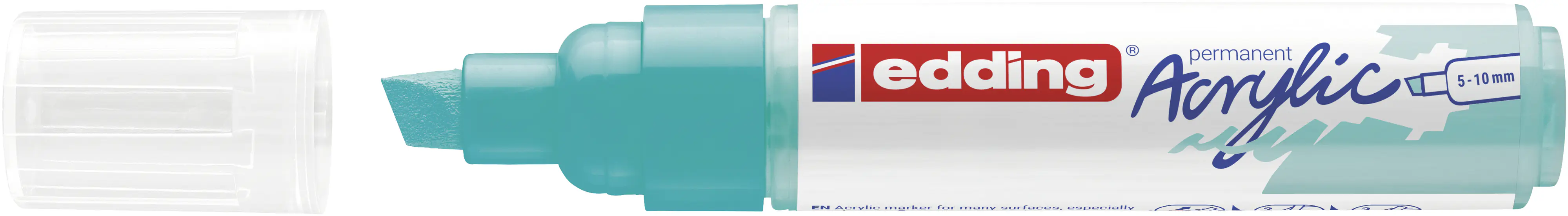 edding 5000 Acrylmarker breit opulent türkis 5 - 10 mm