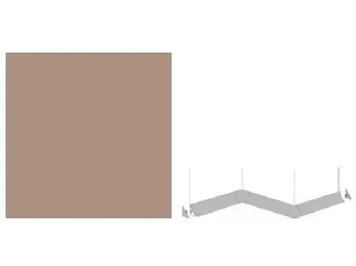 Getalit Außenecke Plus 35 x 35 x 35 mm, grau-braun