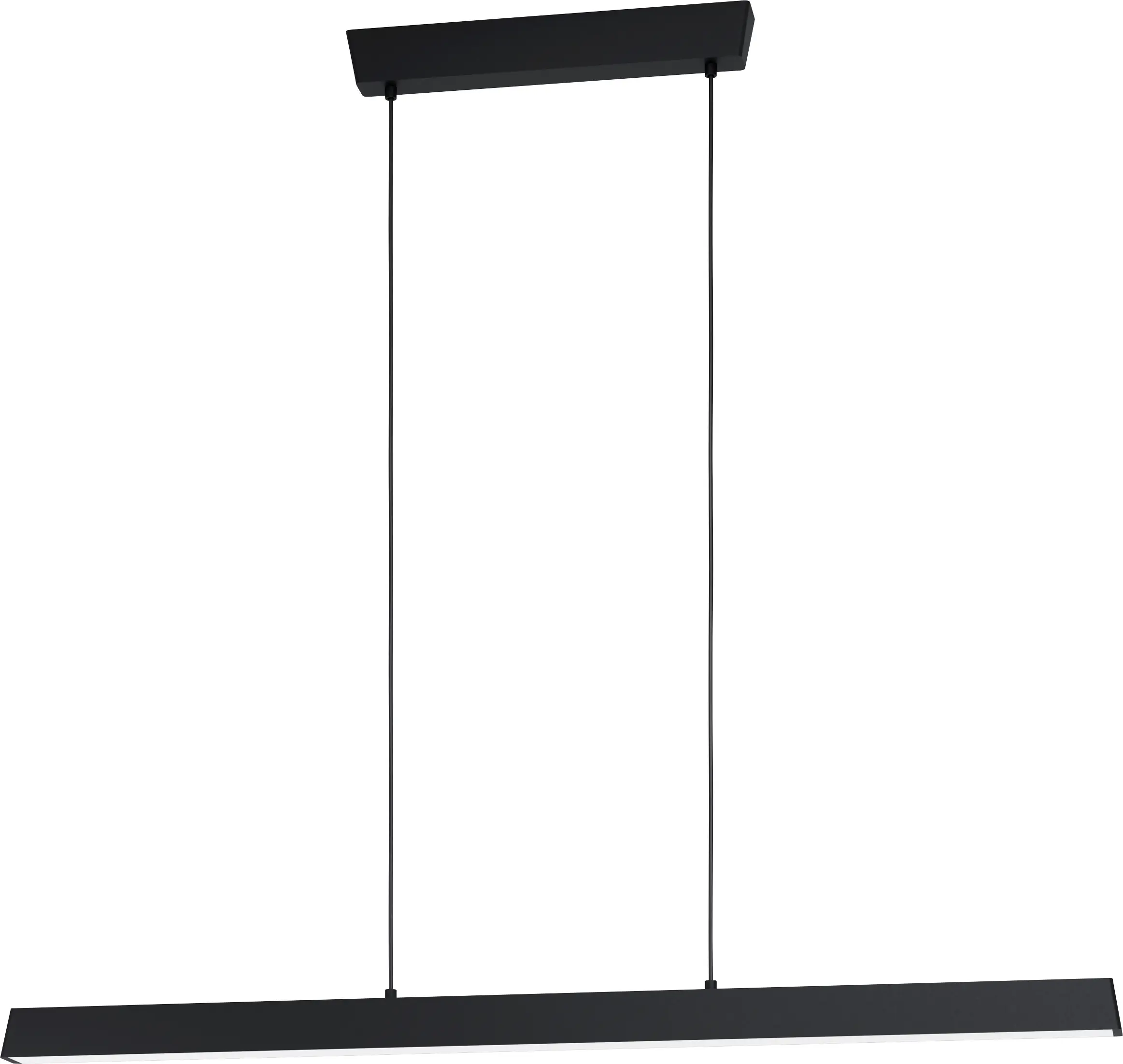 Eglo Connect LED Pendelleuchte Simolaris-Z schwarz 122 x 5,5 cm dimmbar