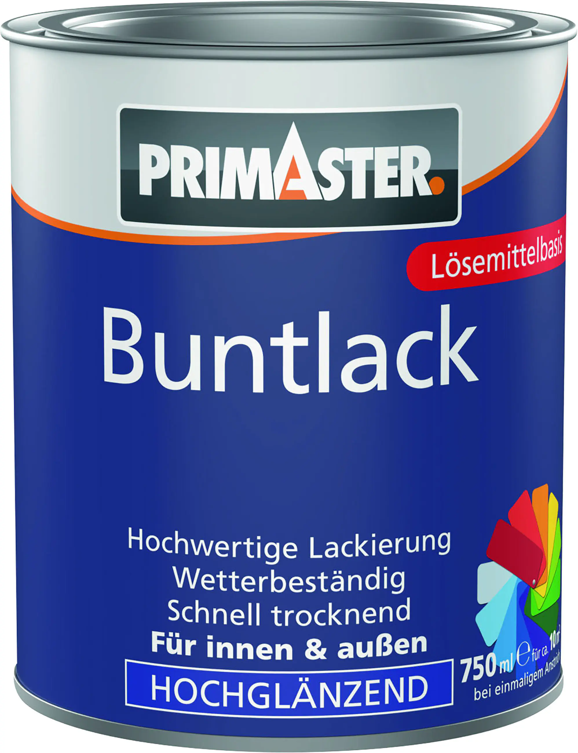 Primaster Buntlack 750 ml silbergrau hochglänzend  Primaster Buntlack 750 ml silbergrau hochglänzend