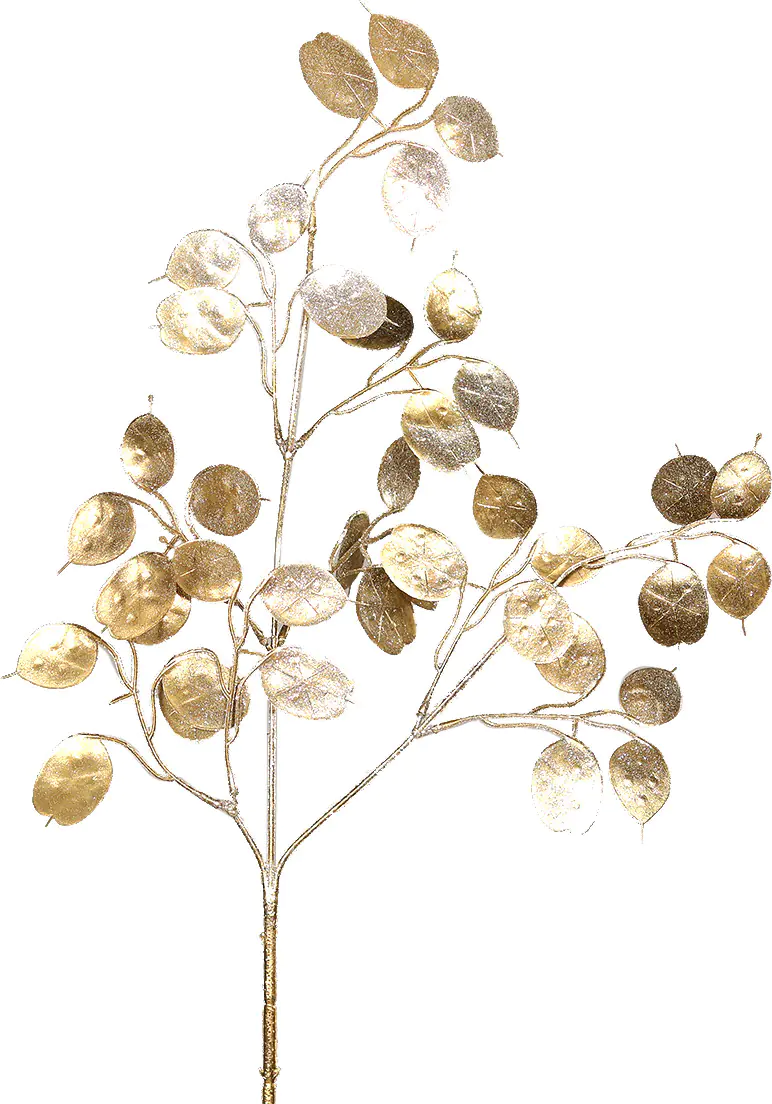 DPI Lunariazweig mit Glitzer gold 67 cm DPI Lunariazweig mit Glitzer gold 67 cm