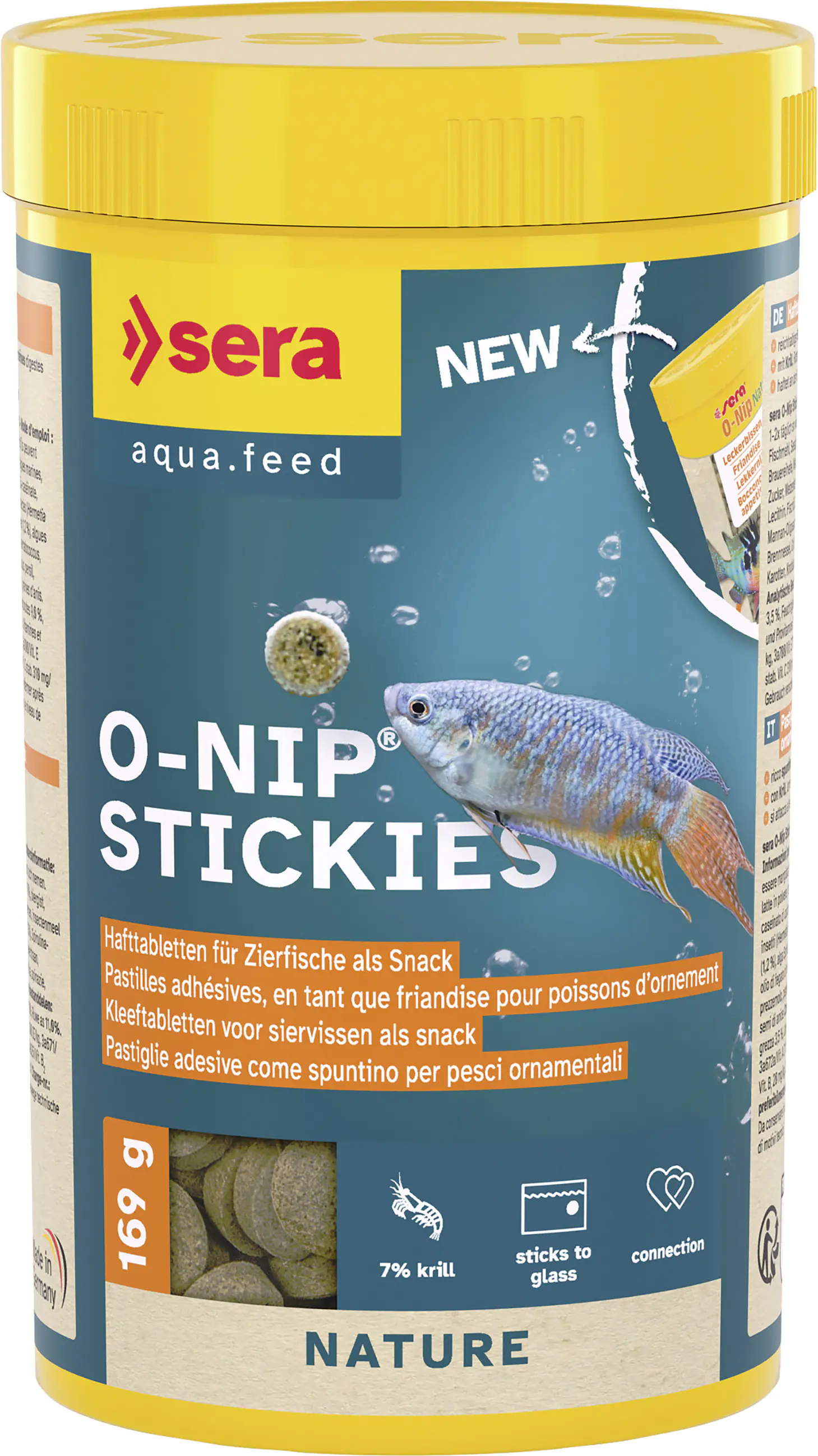 Sera Fischfutter O-Nip Nature 250 ml Sera Fischfutter O-Nip Nature 250 ml