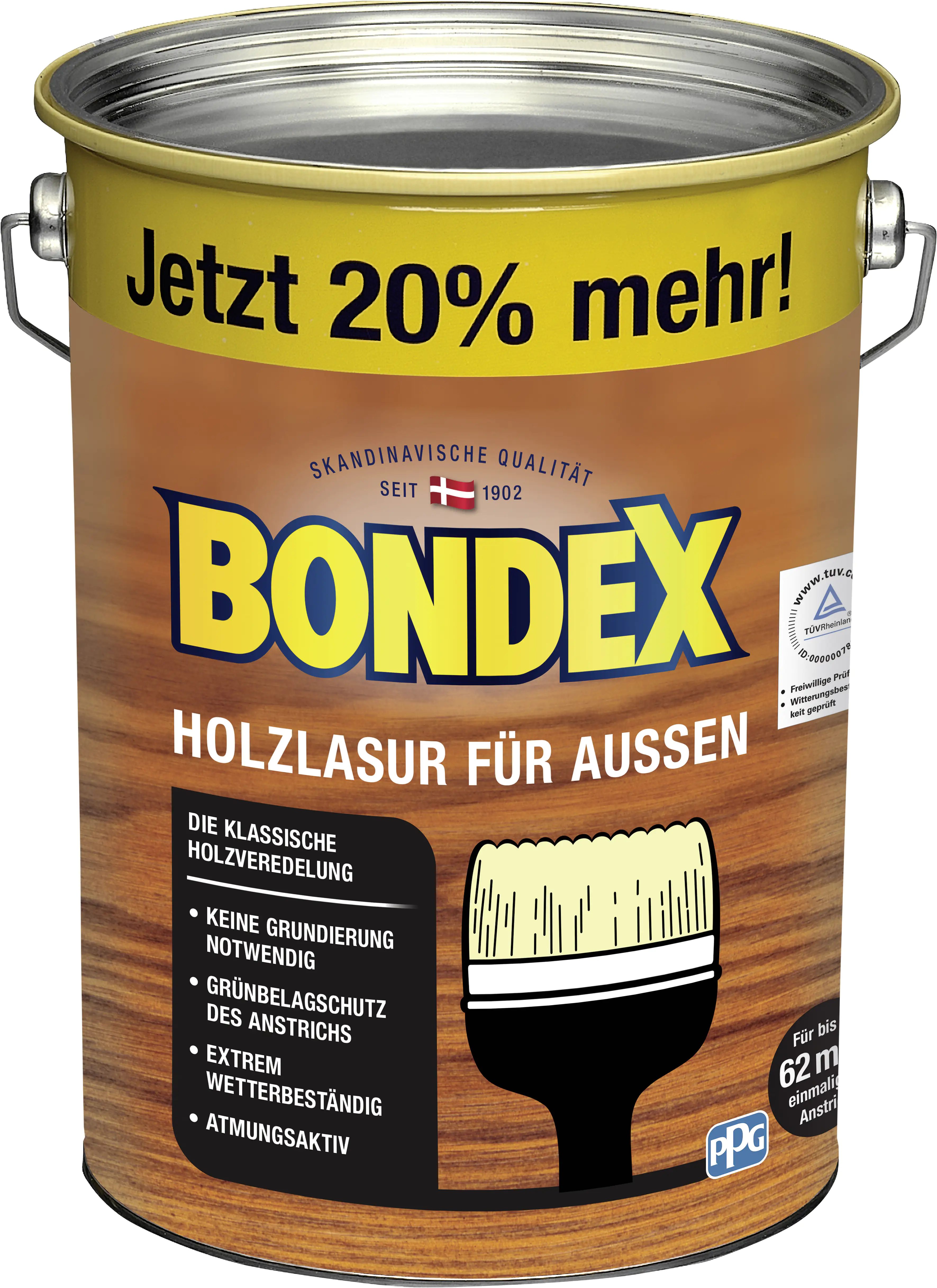8716242936145_1882180 Bondex Holzlasur für Außen 4,8 L mahagoni