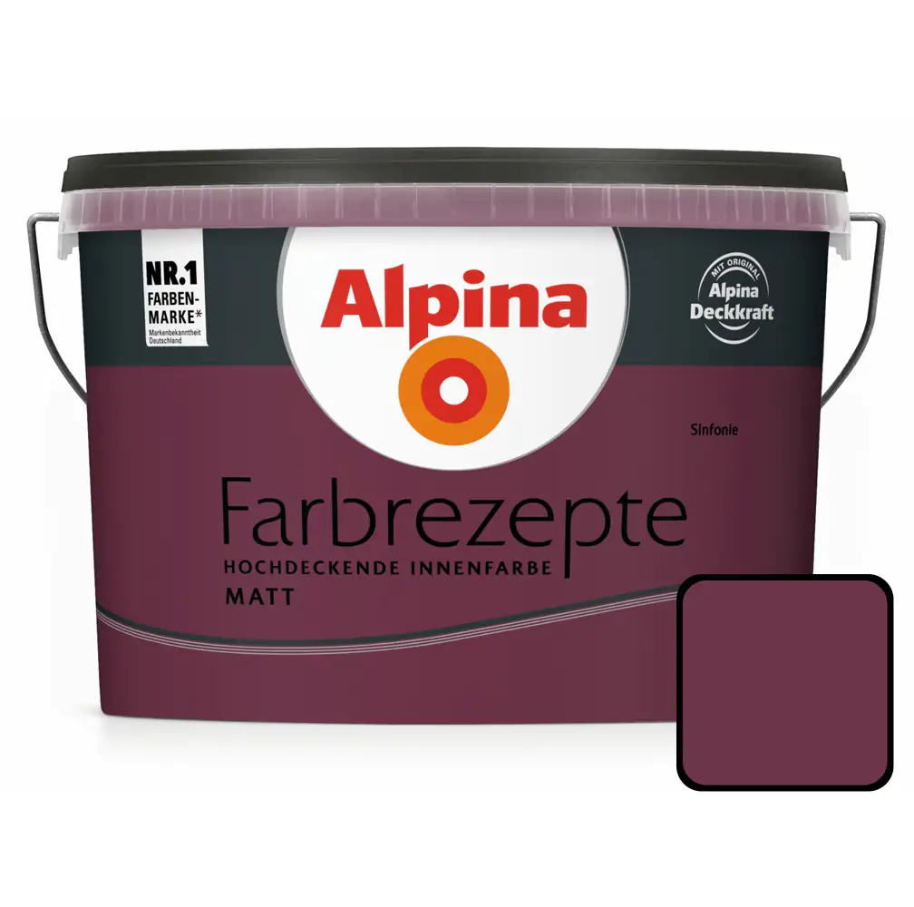 Alpina Farbrezepte Sinfonie matt 2,5 L Alpina Farbrezepte Sinfonie matt 2,5 L