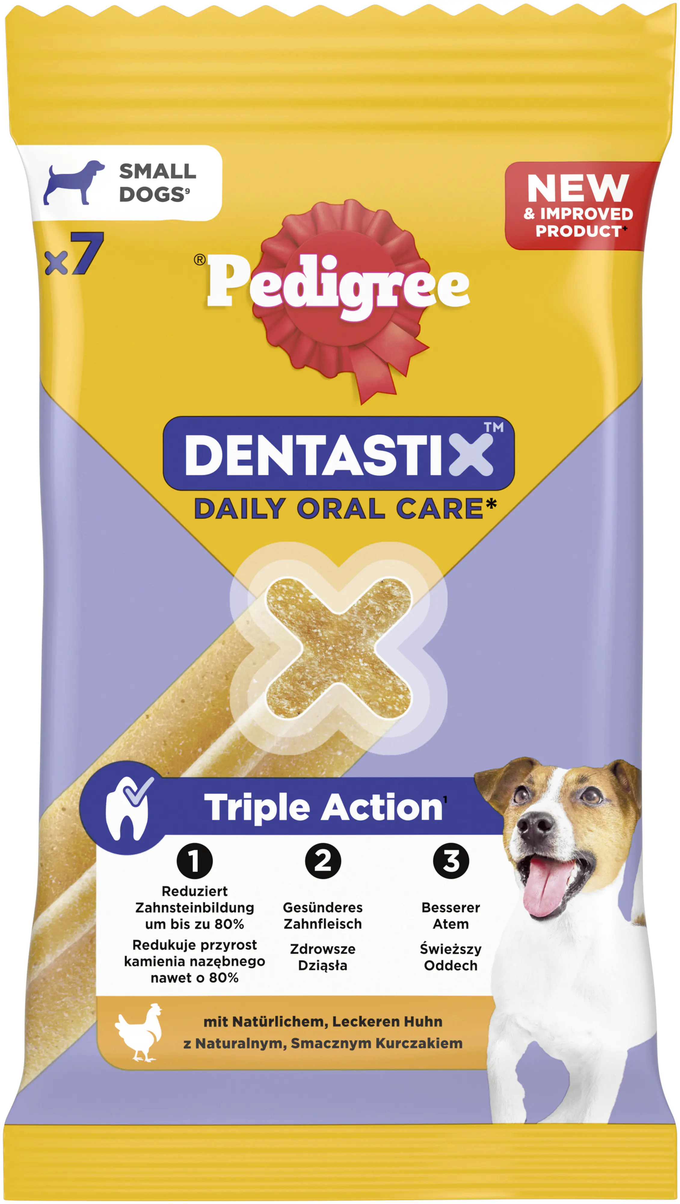 Pedigree Dentastix Small für junge und kleine Hunde 7 Stück